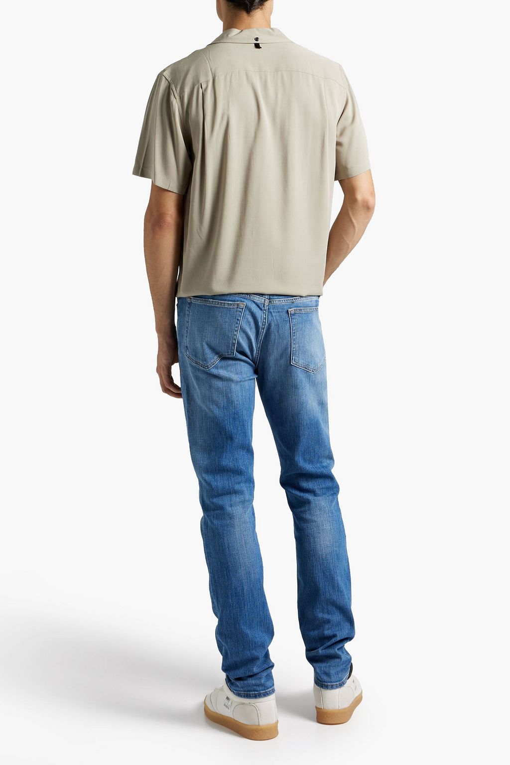 FRAME L'Homme skinny-fit distressed denim jeans