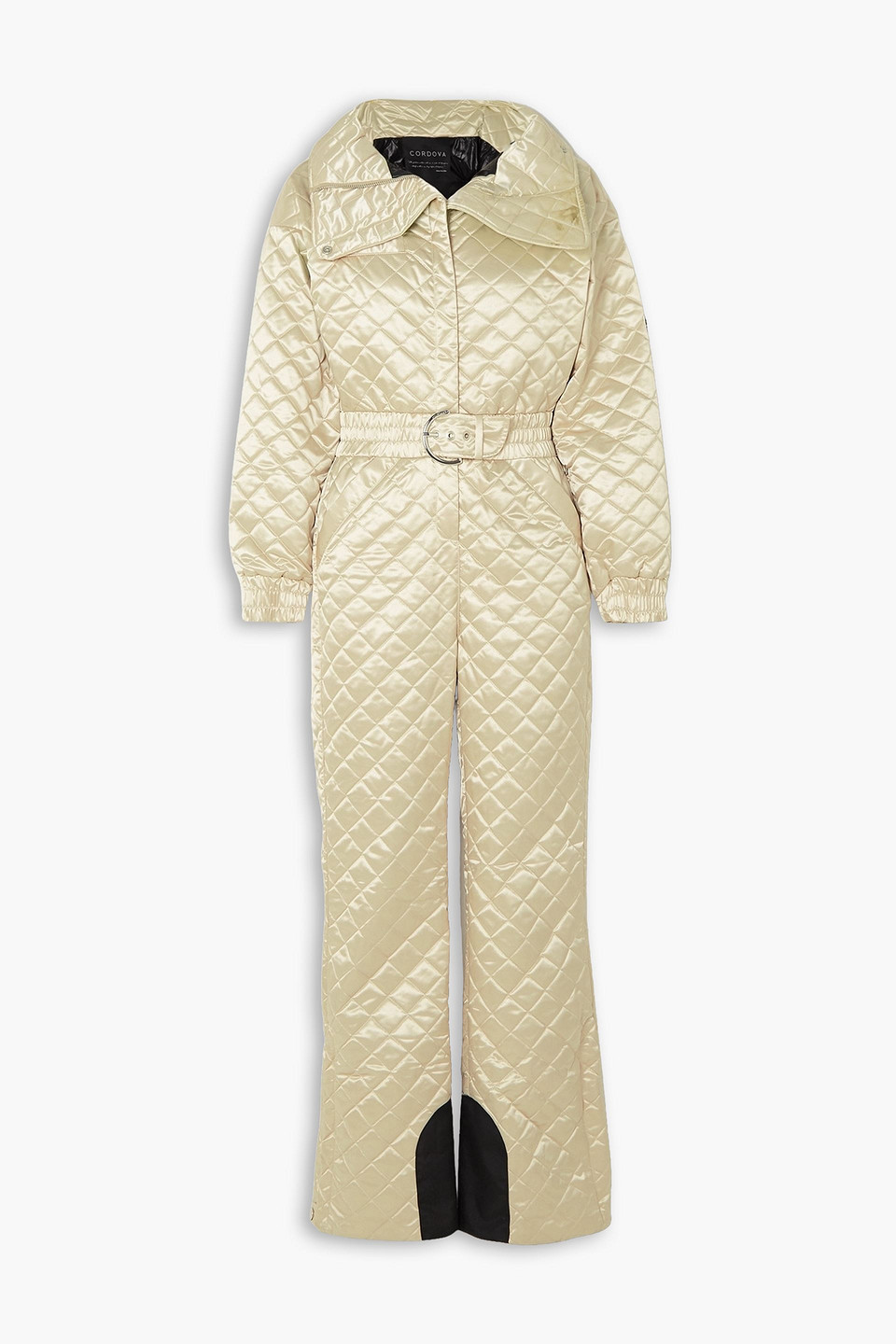 The Courmayeur belted quilted ski suit