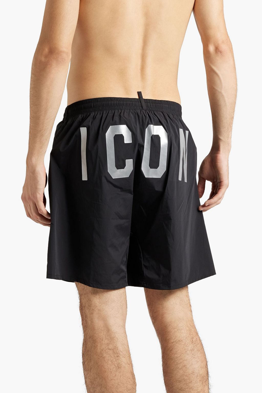 DSQUARED2 Mid-length printed swim shorts