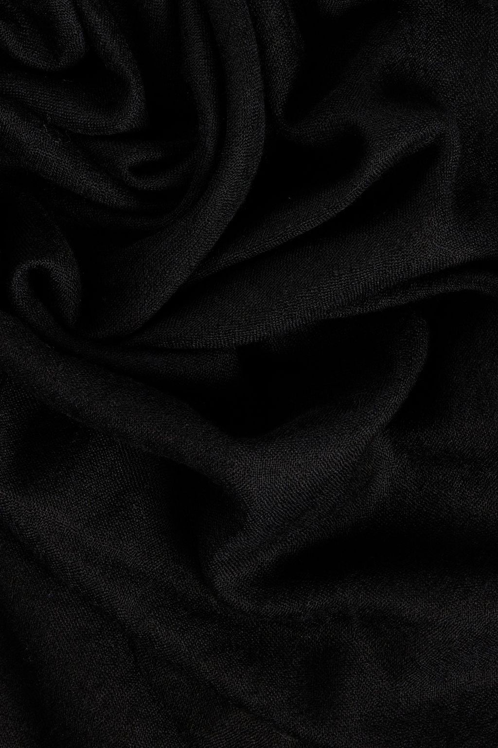 VALENTINO GARAVANI Frayed wool, cashmere and silk-blend scarf