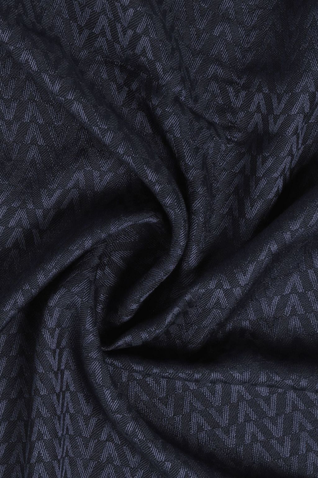VALENTINO GARAVANI Silk and wool-blend satin-jacquard scarf