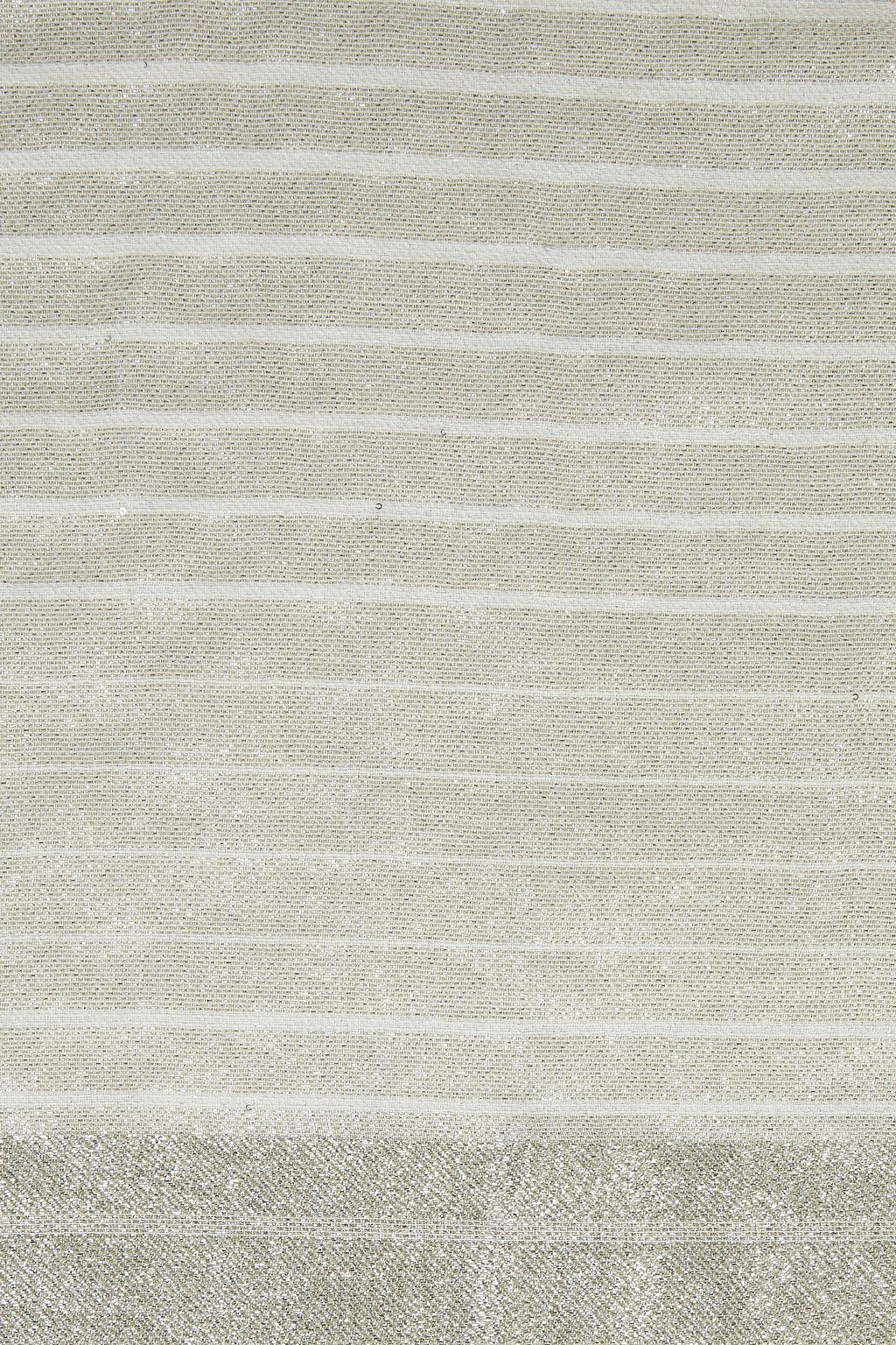 VALENTINO GARAVANI Frayed metallic striped cashmere-blend scarf