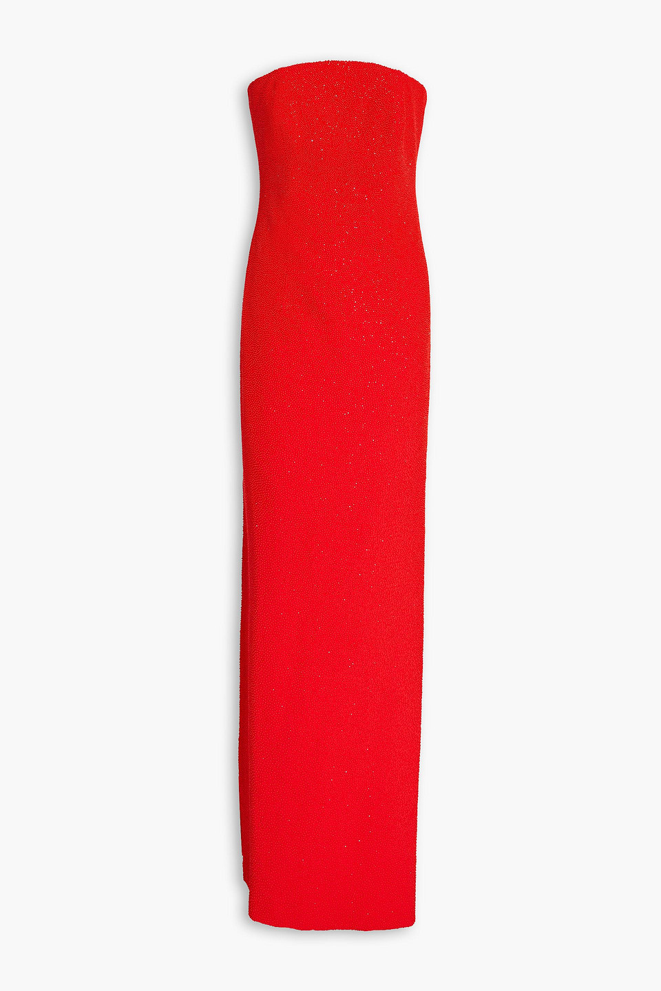 Sachin & Babi - Omani strapless beaded crepe gown - Red