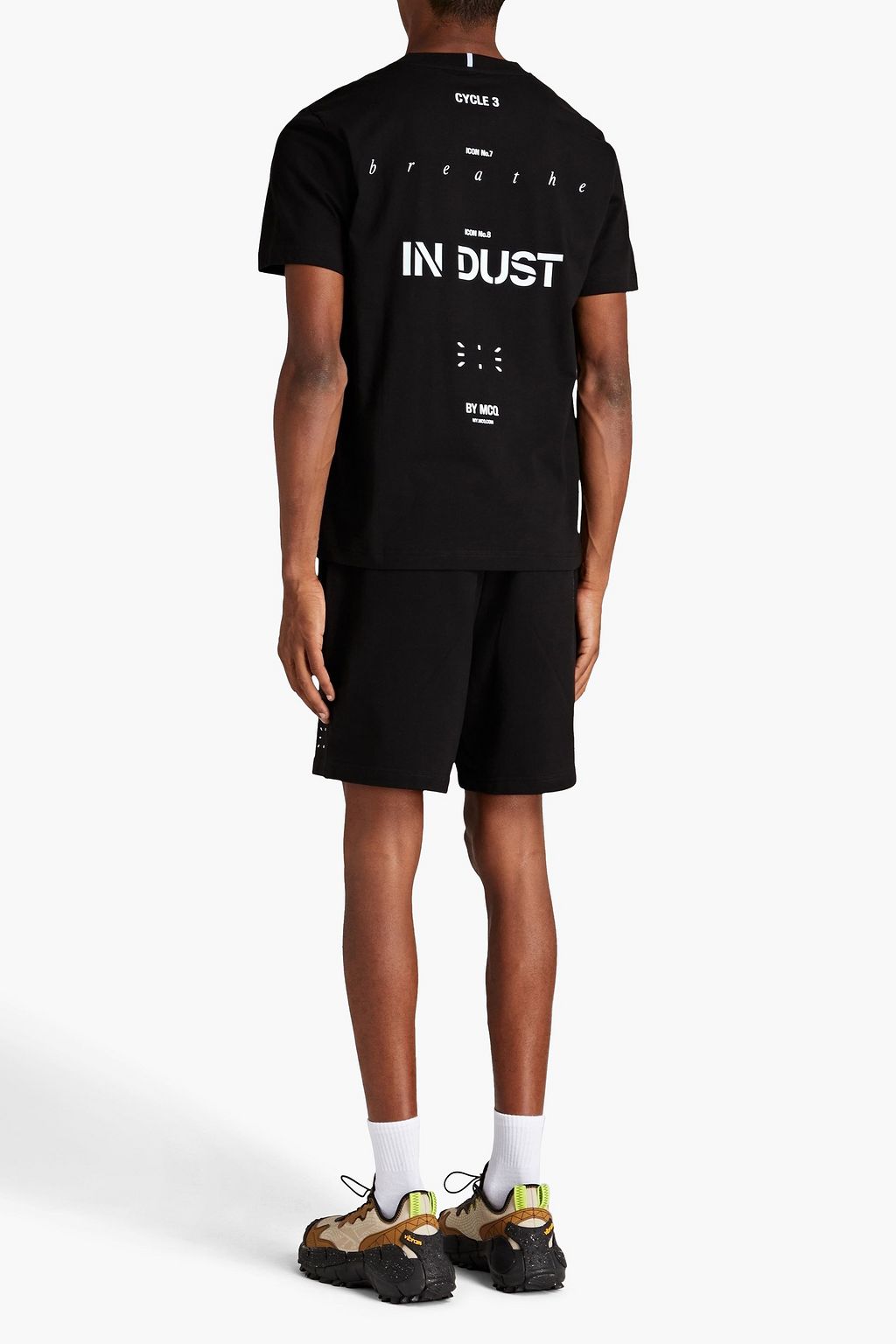 MCQ ALEXANDER MCQUEEN Appliquéd printed cotton-jersey T-shirt