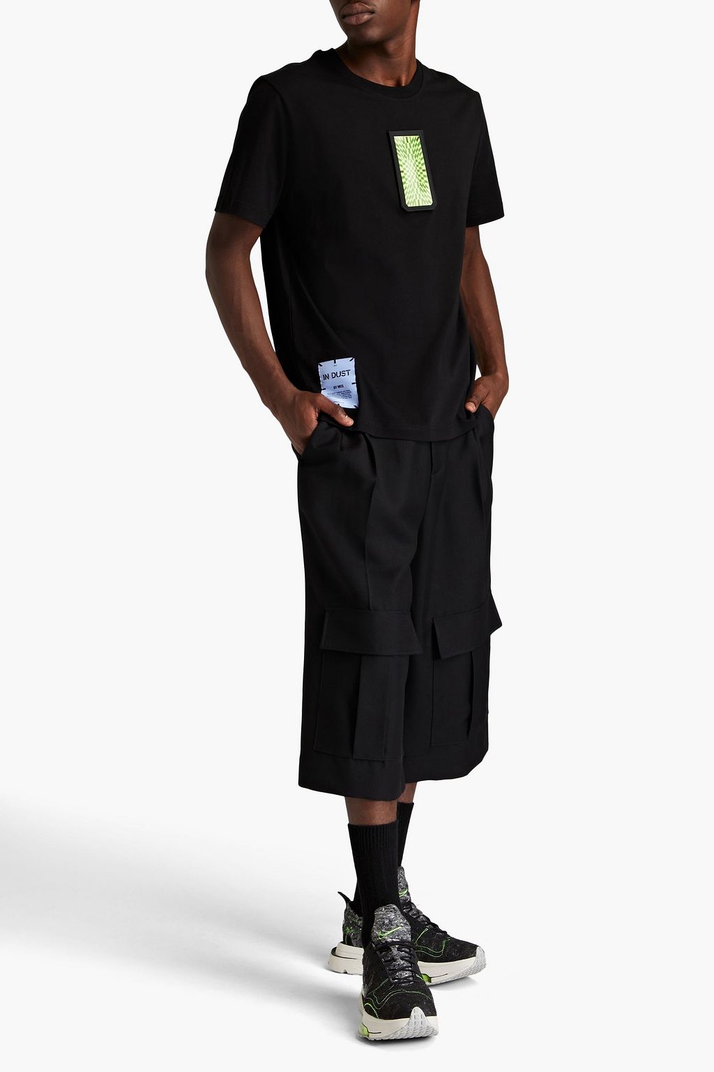 MCQ ALEXANDER MCQUEEN Appliquéd cotton-jersey T-shirt