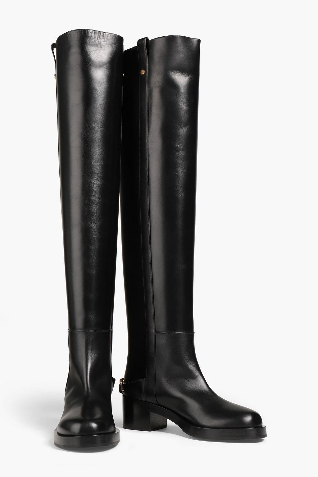 VALENTINO GARAVANI VLOGO leather thigh boots