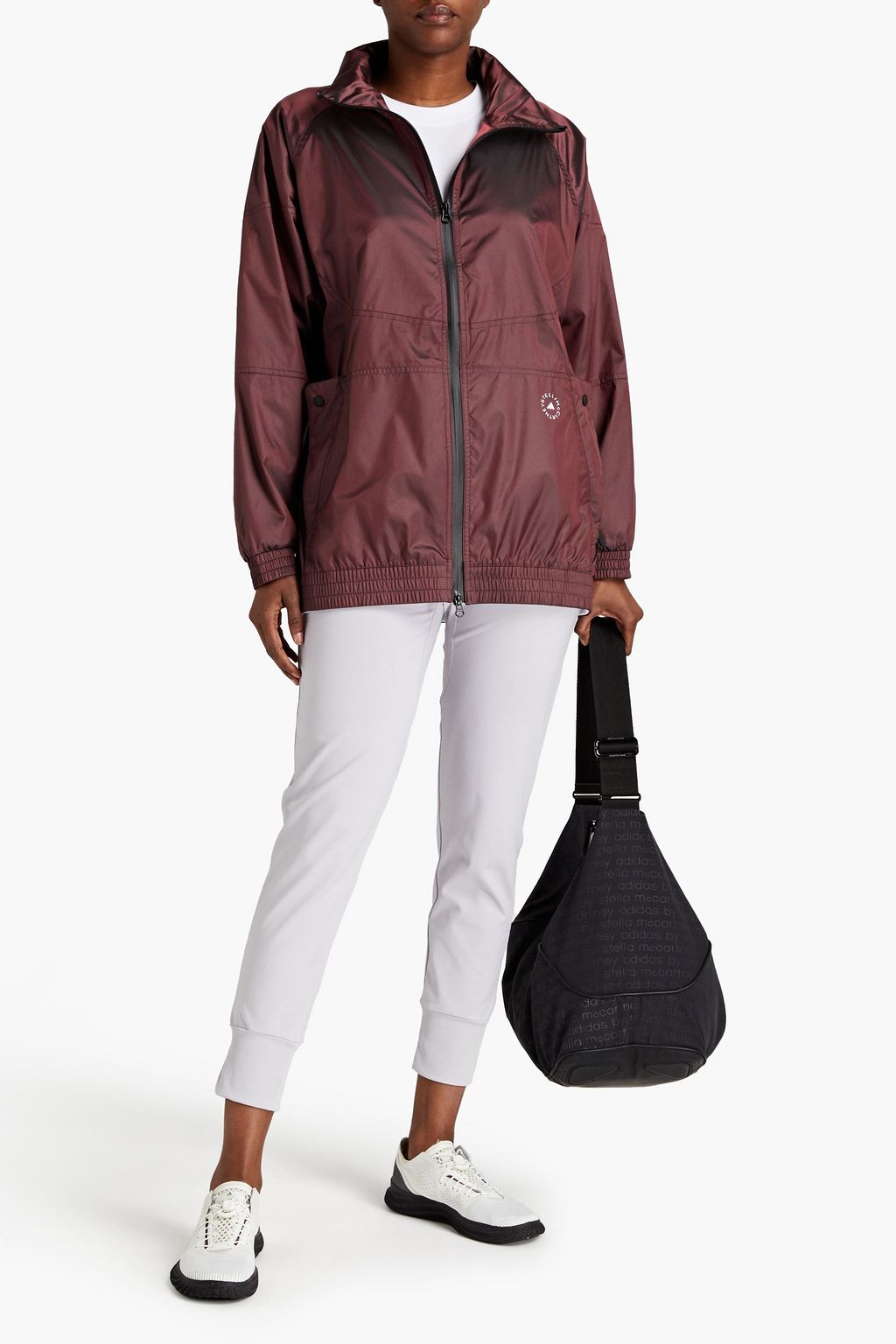 ADIDAS BY STELLA MCCARTNEY Bedruckte Trainingsjacke aus Shell