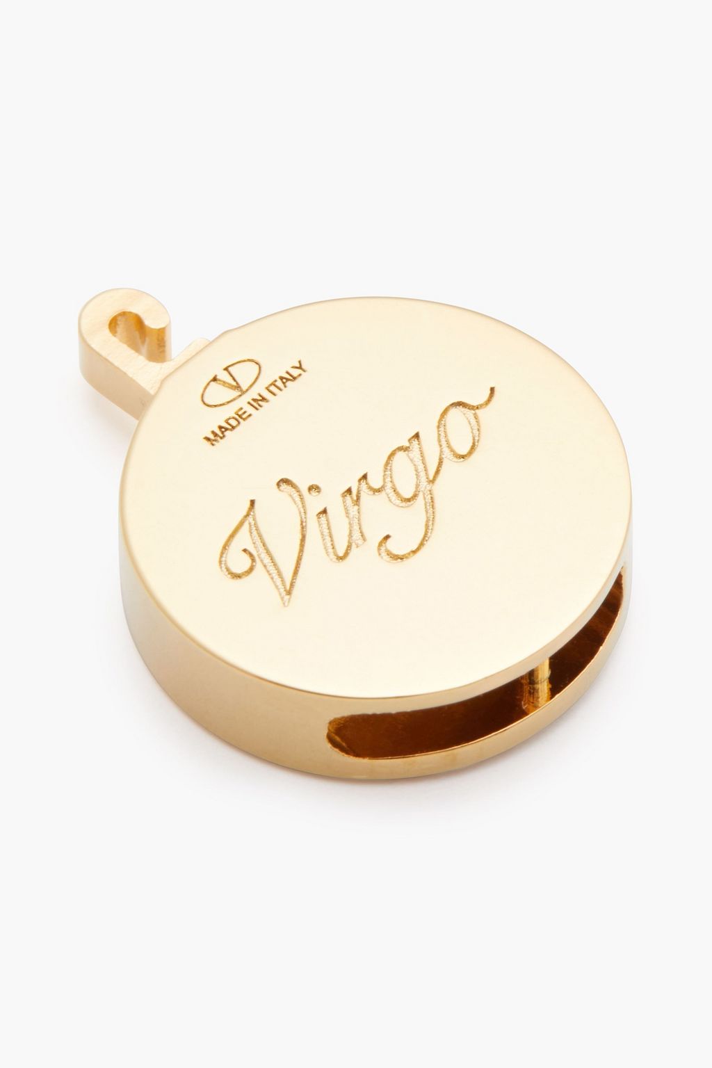 VALENTINO GARAVANI Gold-tone, enamel and crystal charm