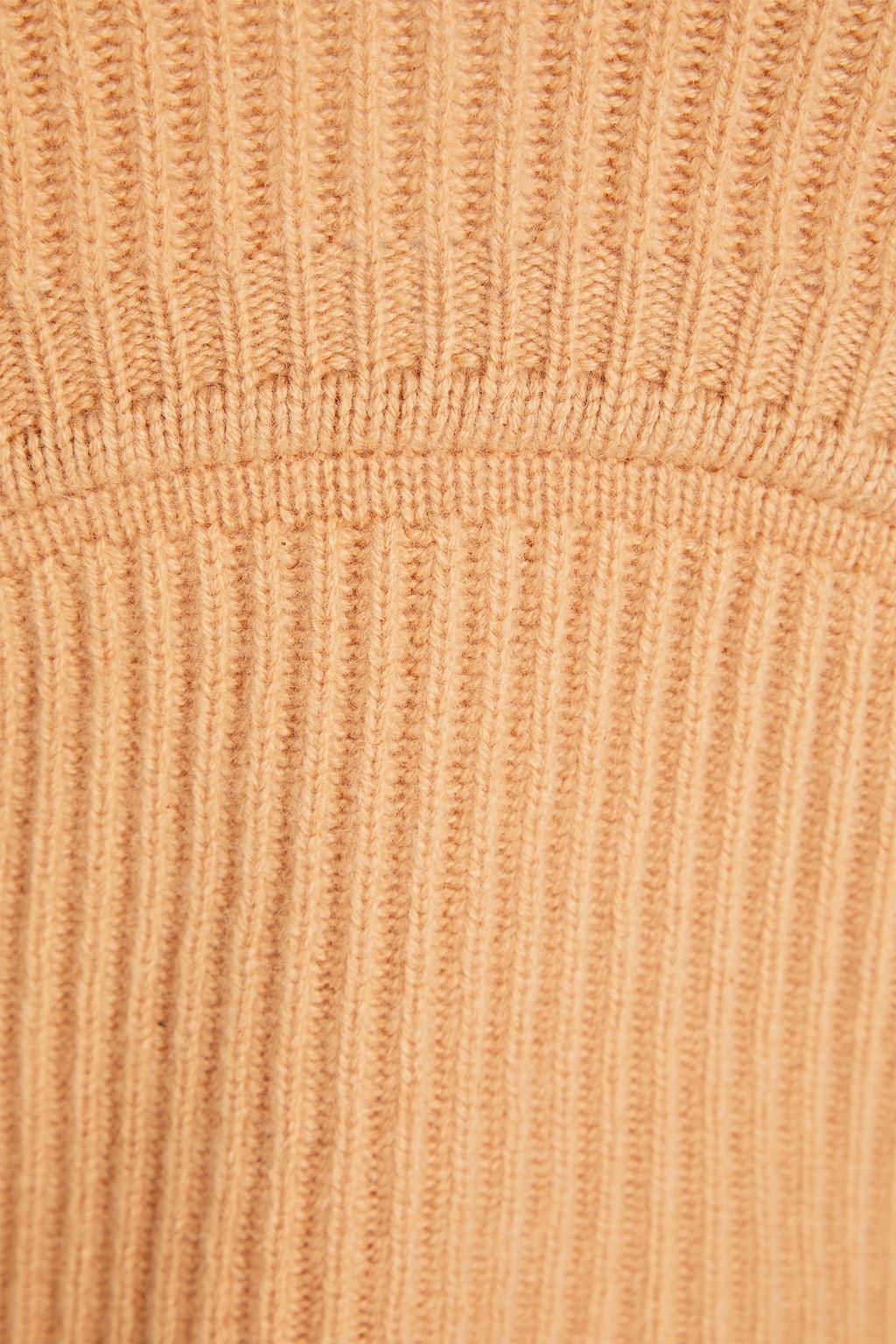 SIMKHAI Brea cropped ribbed cashmere top