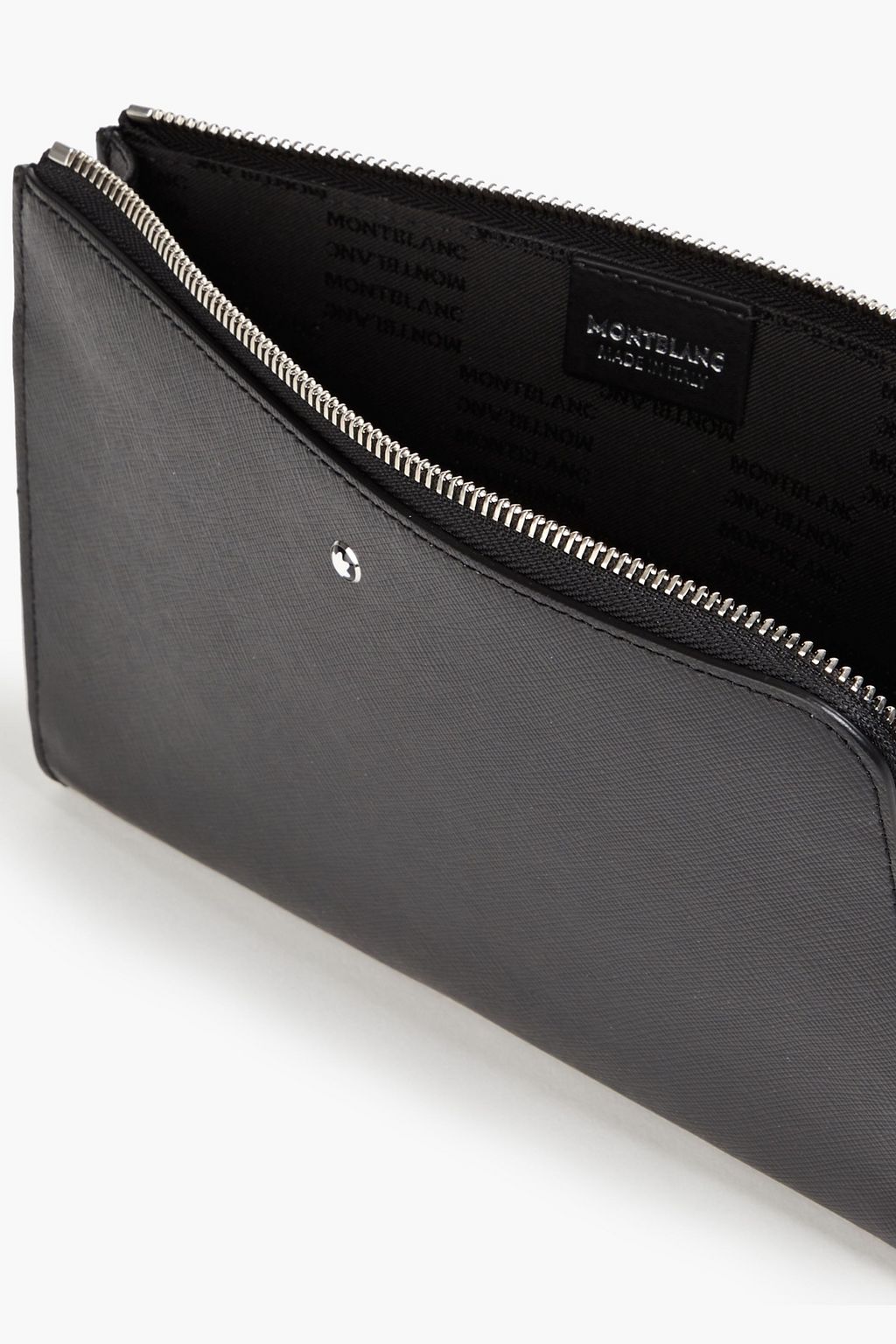 MONTBLANC Sartorial textured-leather clutch