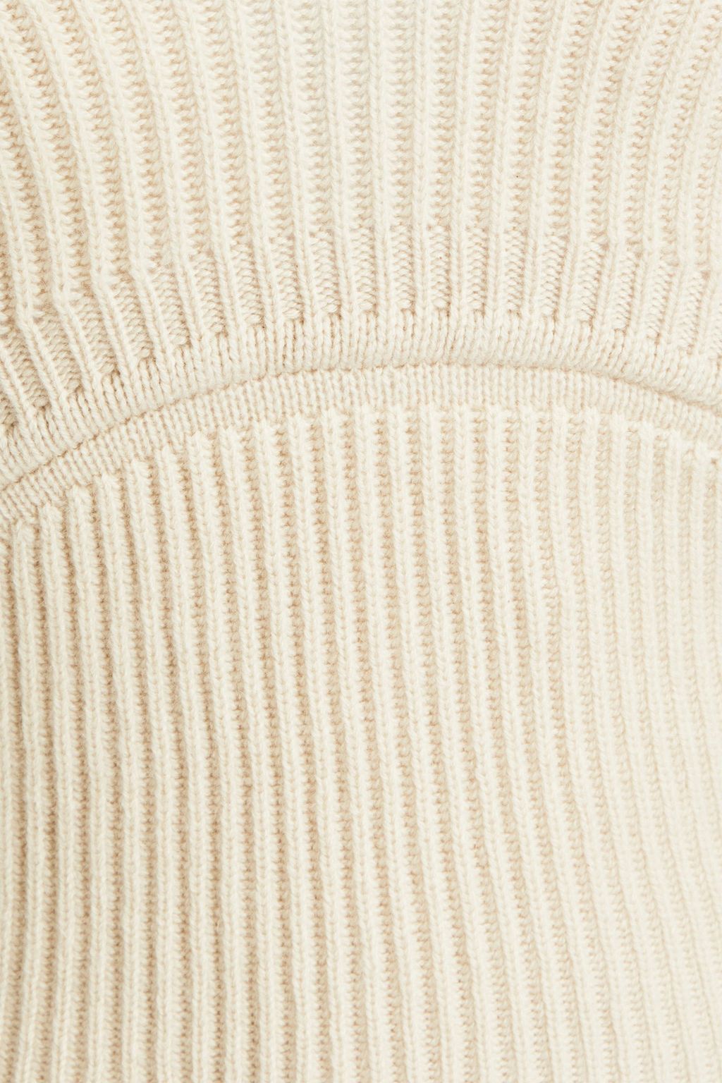 SIMKHAI Brea cropped ribbed cashmere top