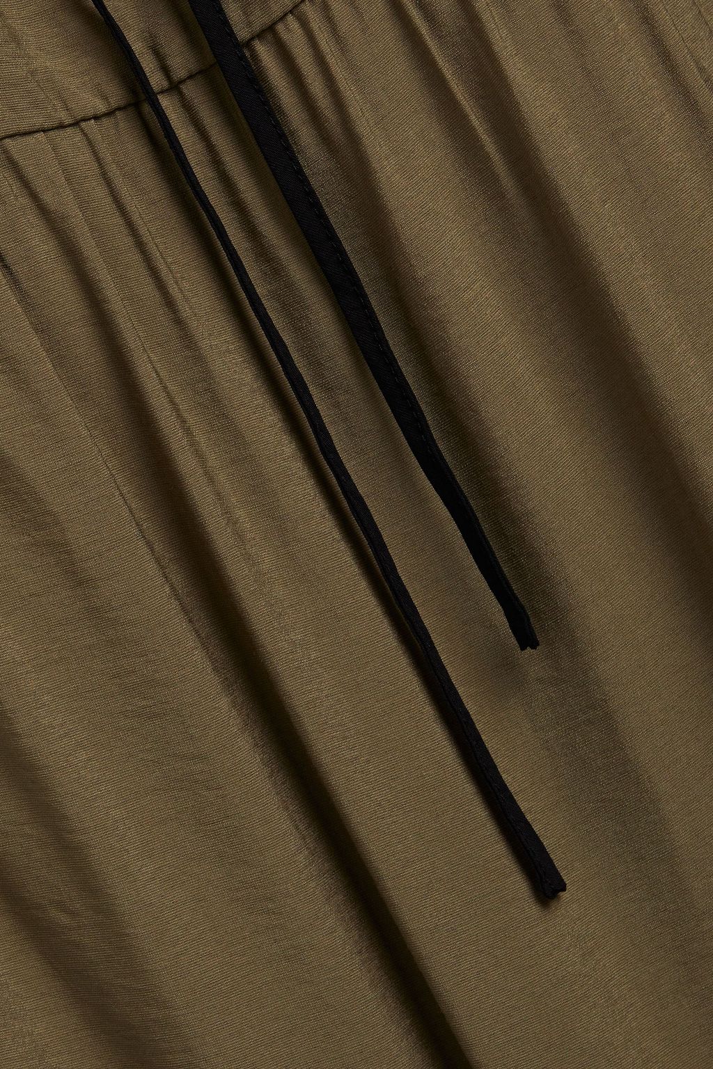 SIMKHAI Kellyann gathered woven maxi dress
