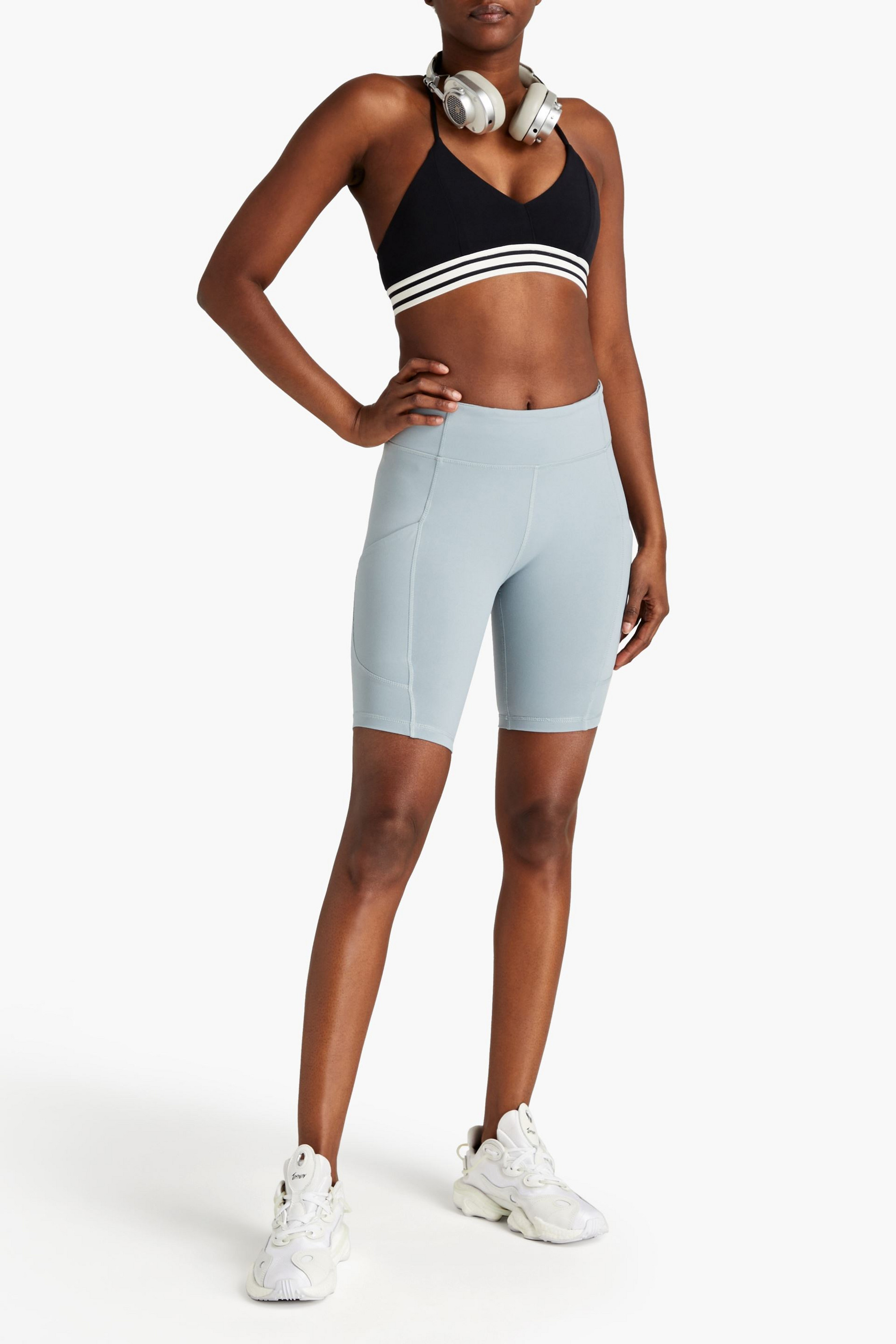MONROW Stretch-jersey shorts