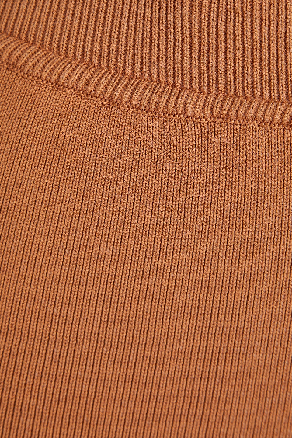 Shop Monrow Ribbed-knit Shorts In Light Brown