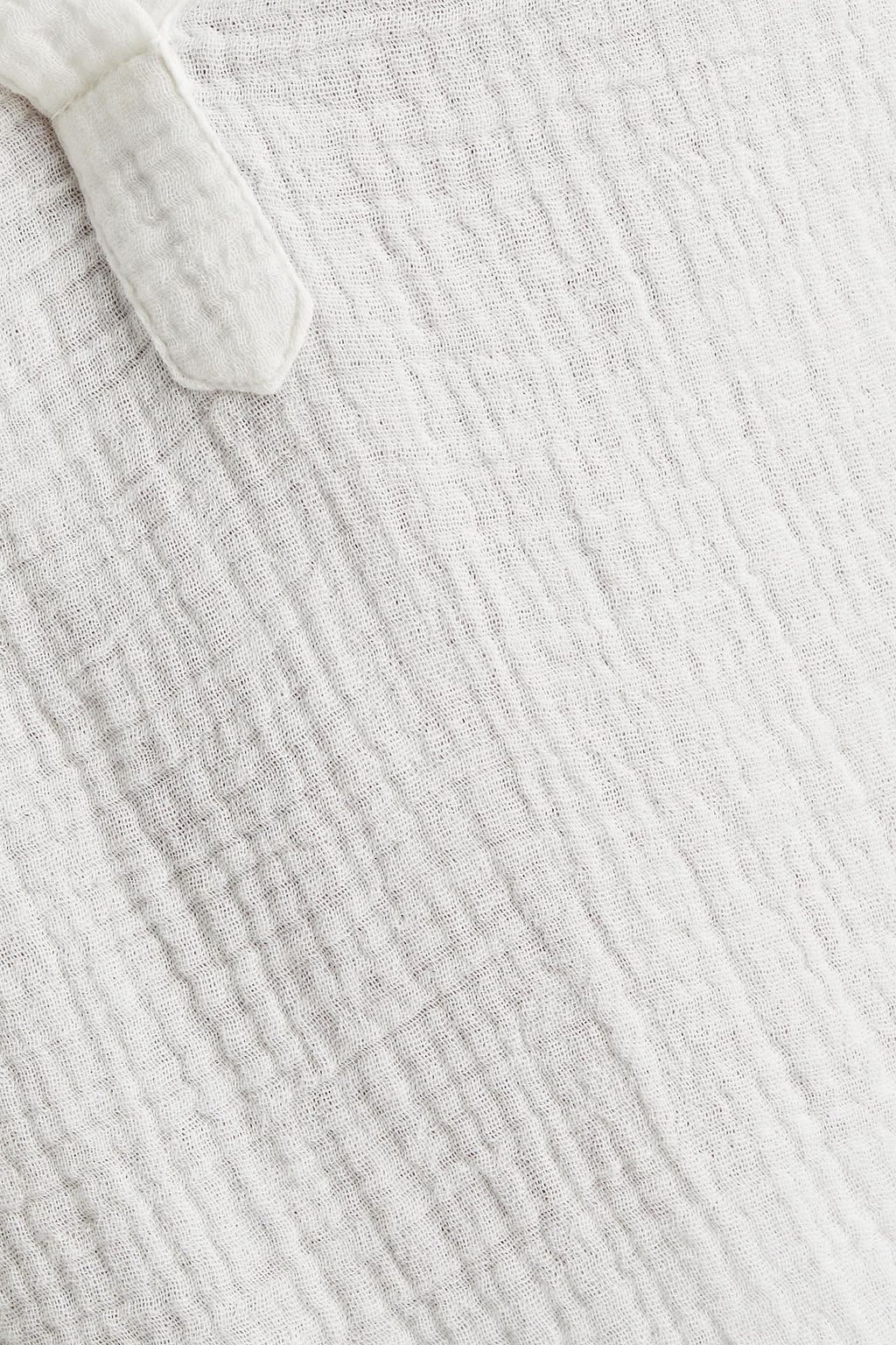 MONROW Organic cotton-gauze top
