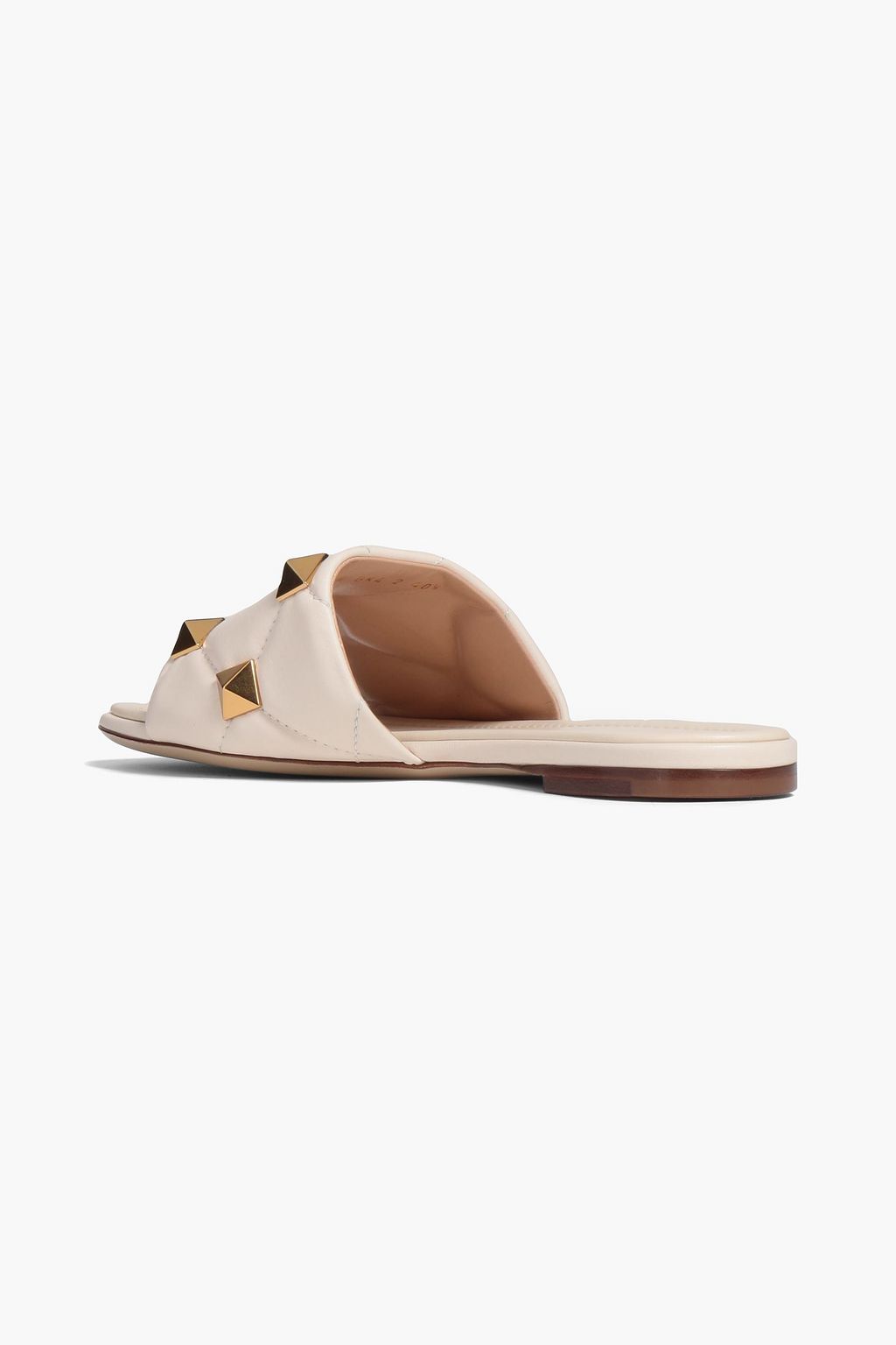 VALENTINO GARAVANI Roman Stud quilted leather slides