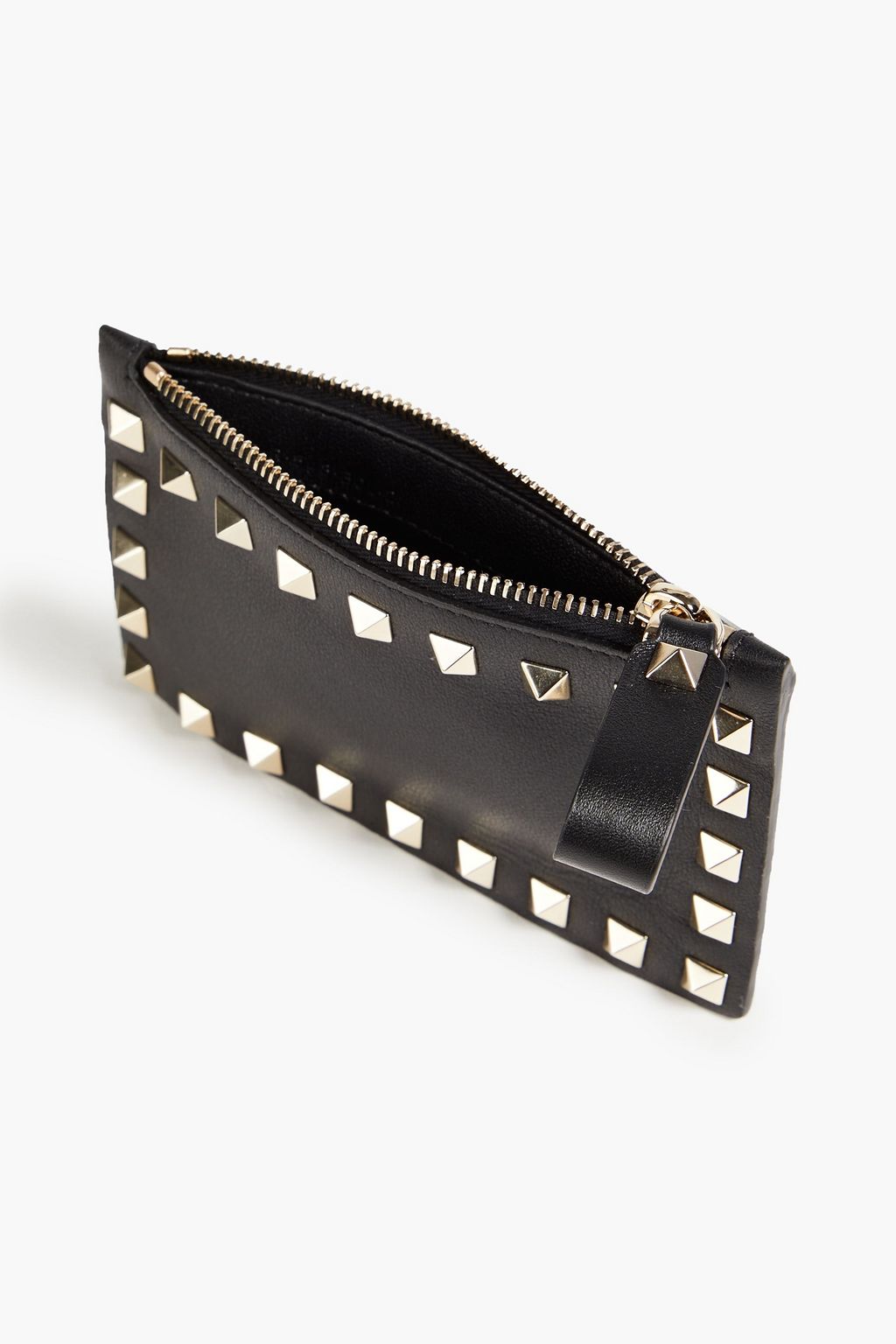 VALENTINO GARAVANI Rockstud leather coin purse
