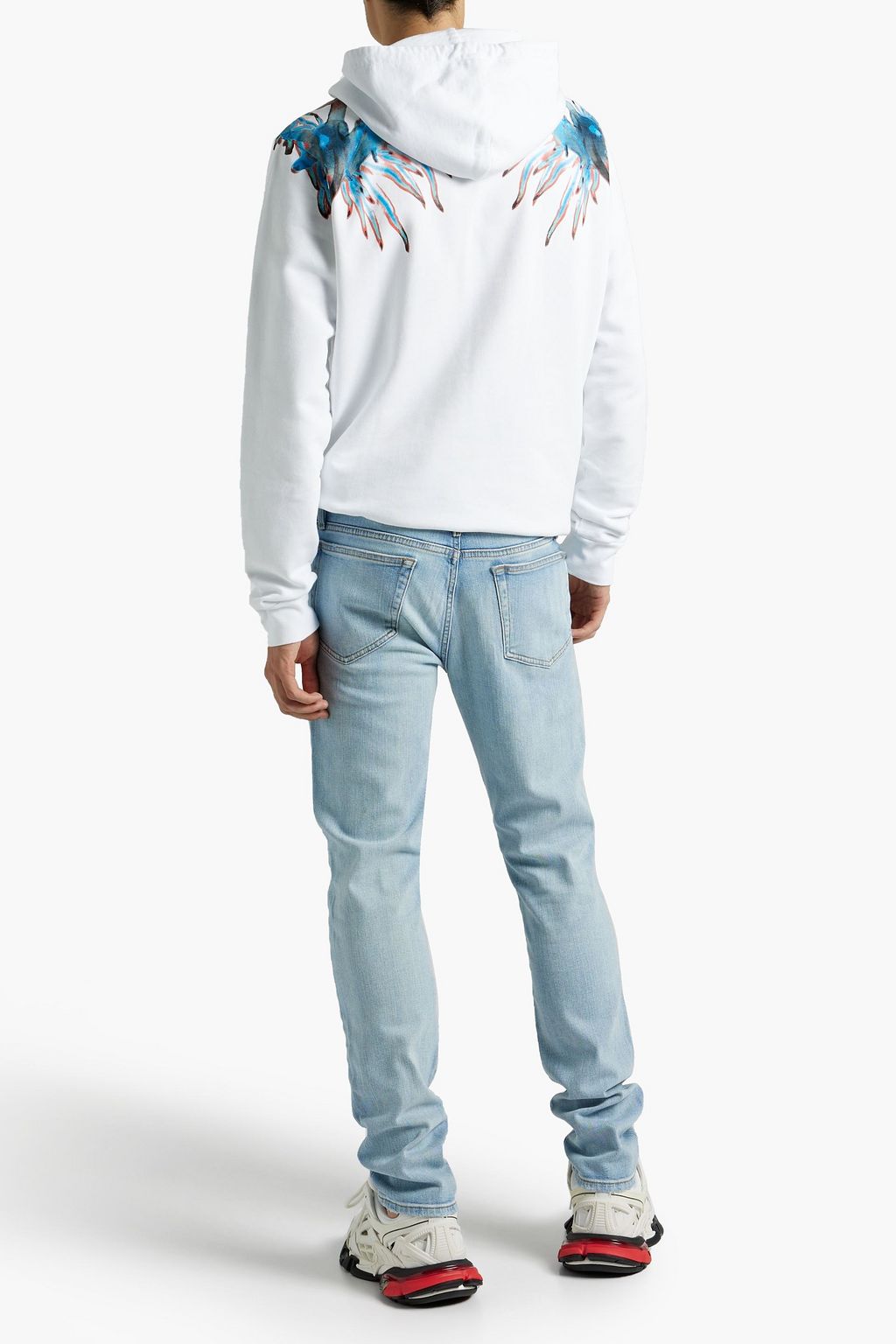 FRAME L'Homme skinny-fit distressed denim jeans