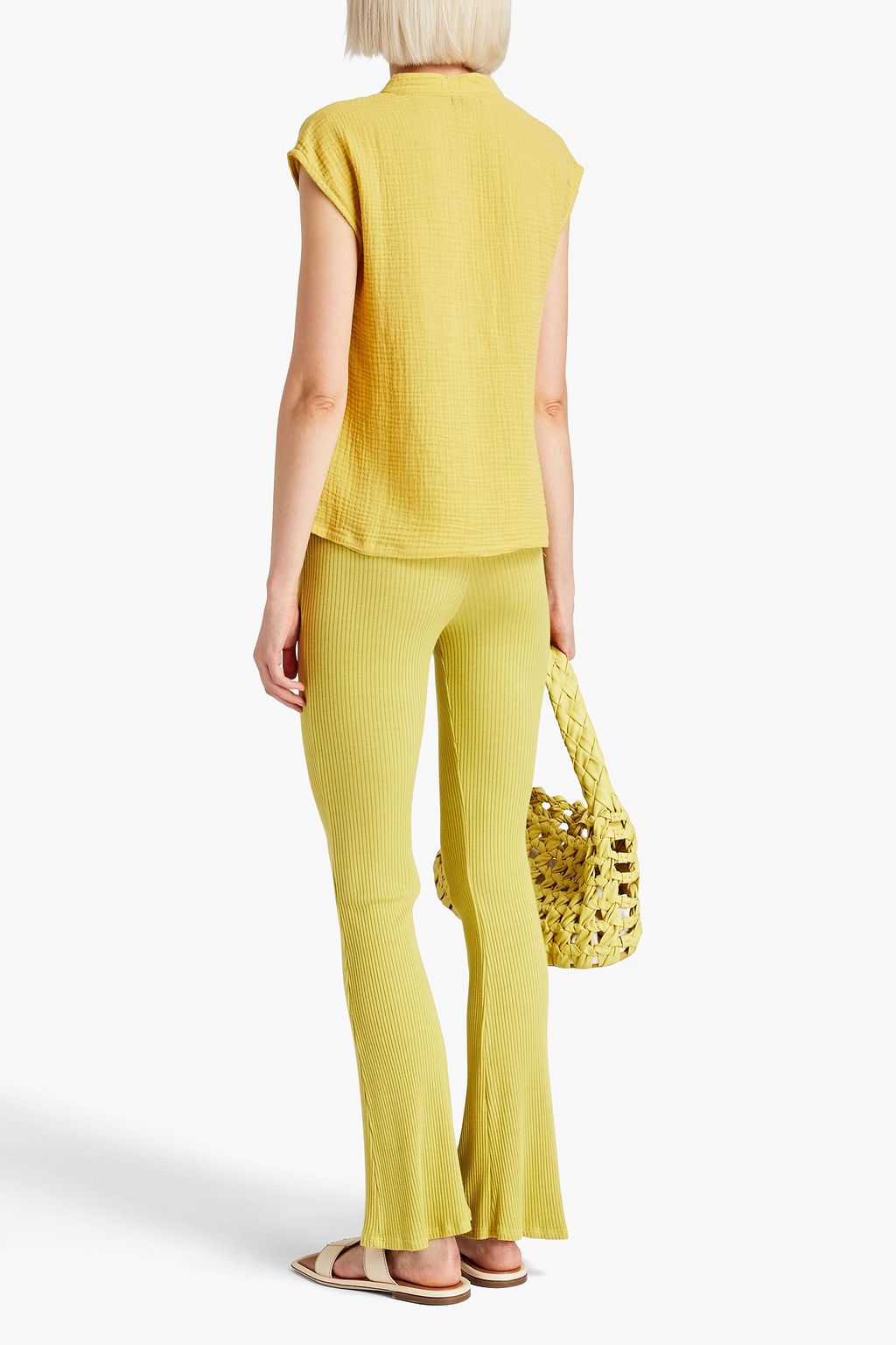 MONROW Organic cottongauze top THE