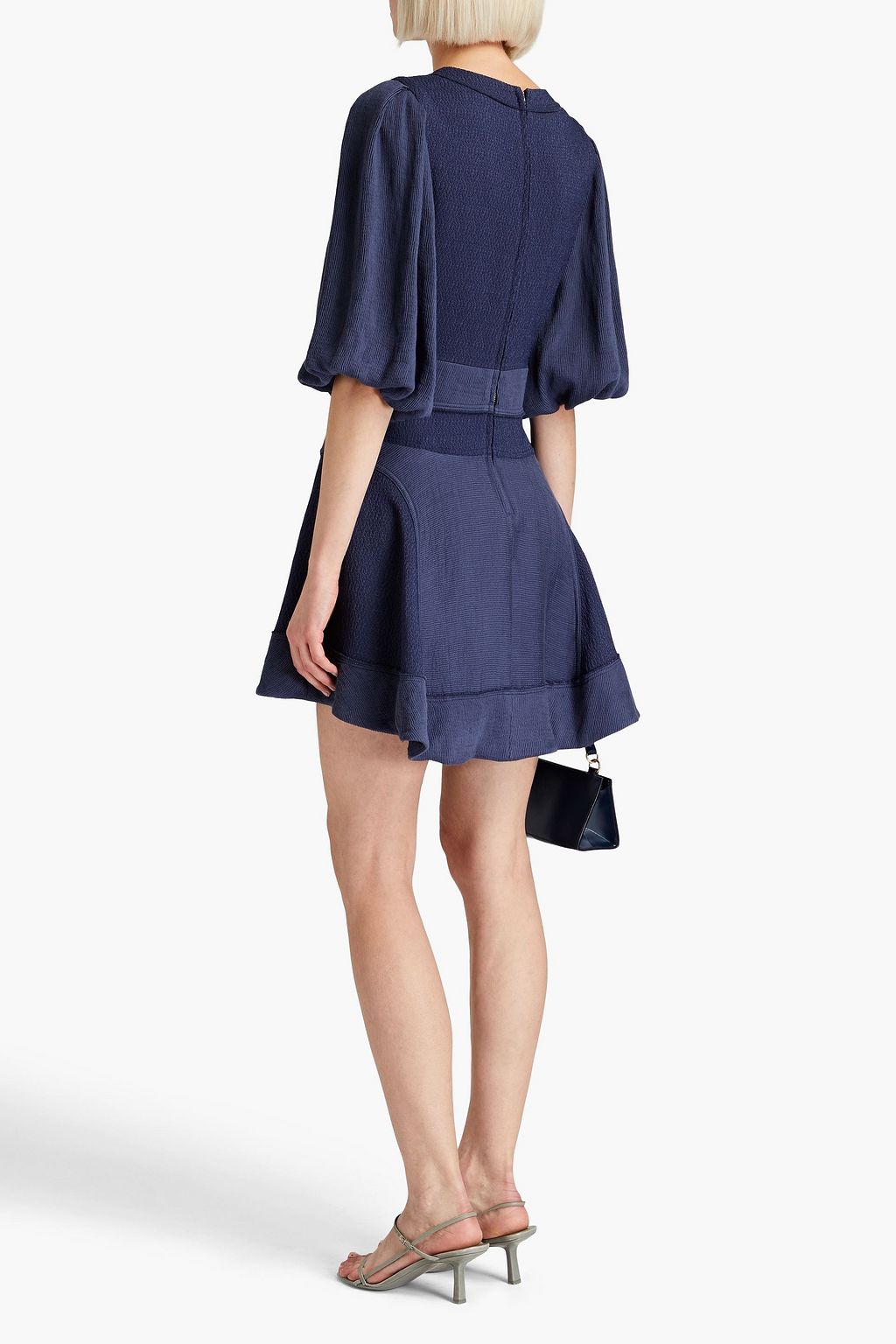 SIMKHAI Journey cutout jacquard mini dress