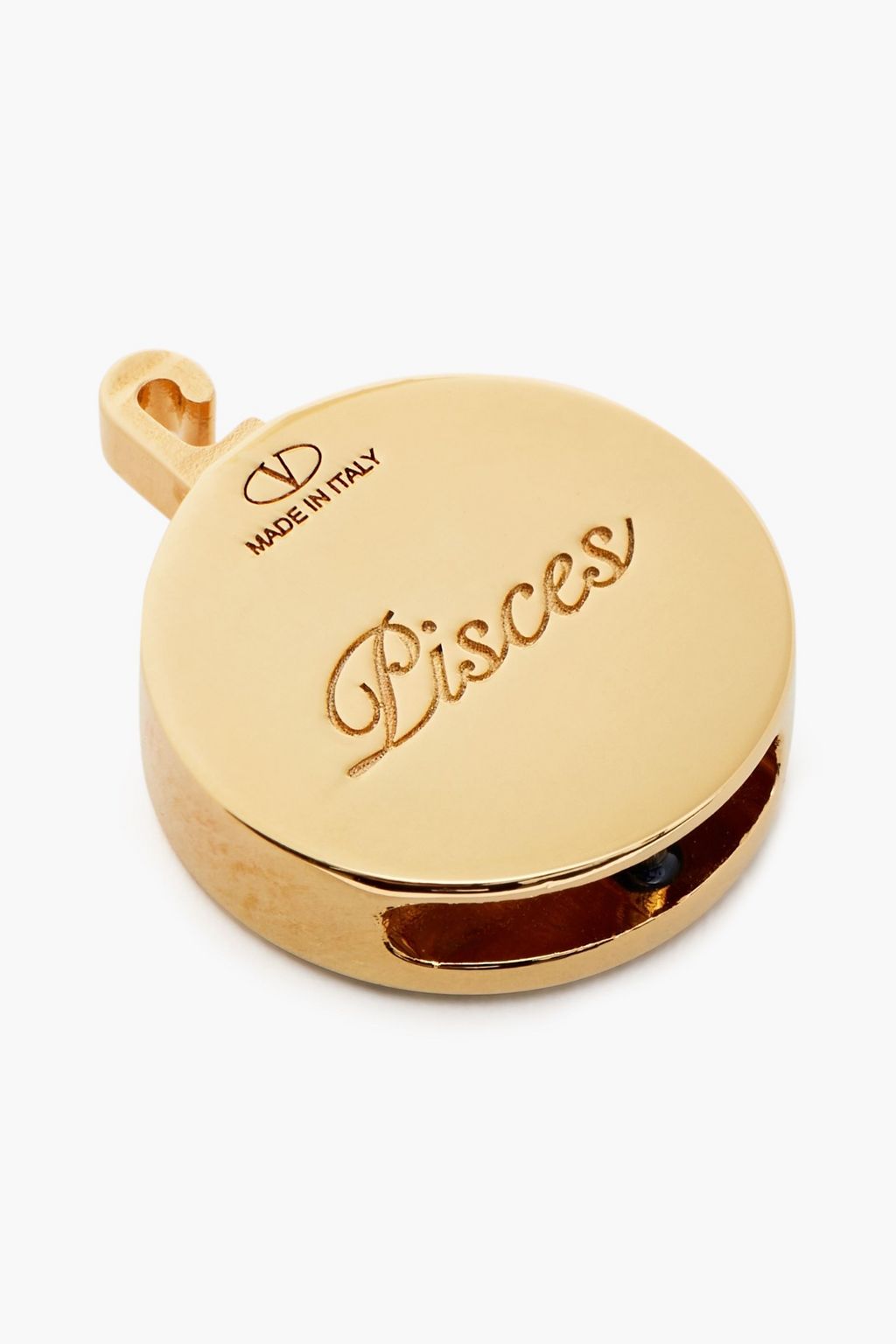 VALENTINO GARAVANI Gold-tone, enamel and crystal charm
