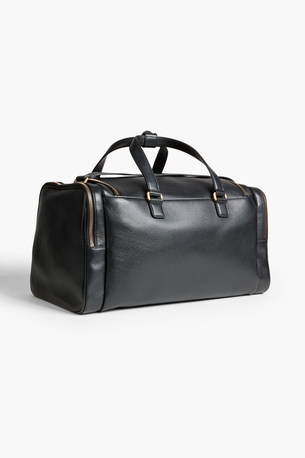 GUCCI Printed pebbled-leather duffle bag