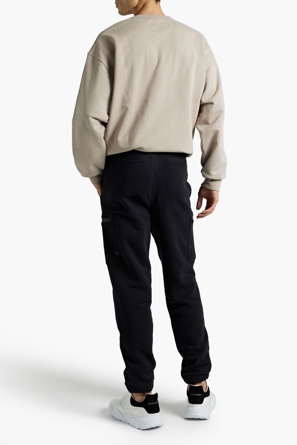 FRAME Printed French cottonterry sweatpants THE