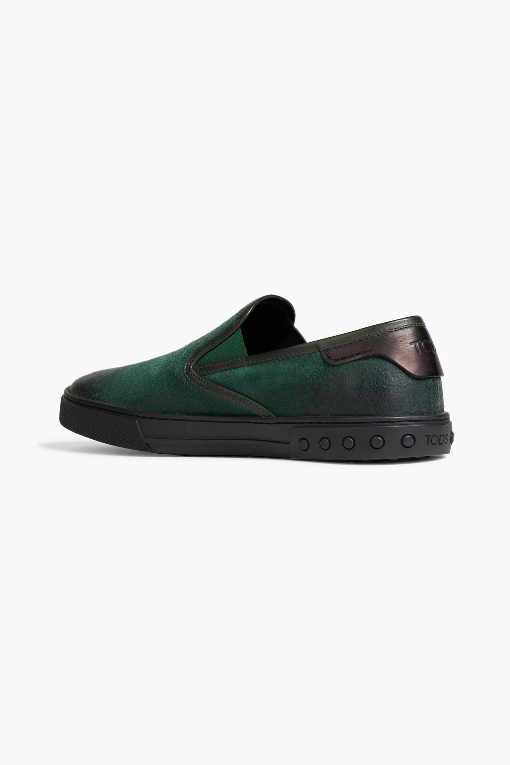 TOD'S Waxed suede sneakers