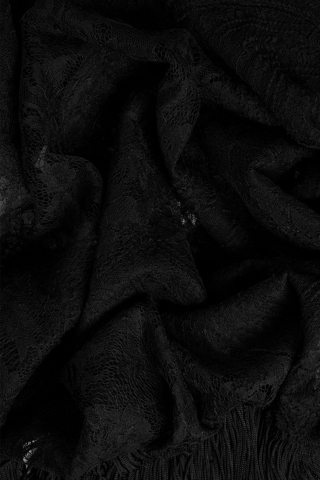 VALENTINO GARAVANI Fringed lace scarf