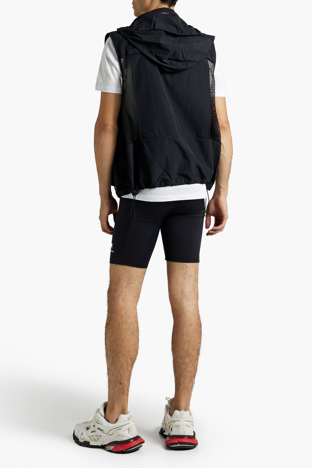 BALENCIAGA Printed stretch shorts