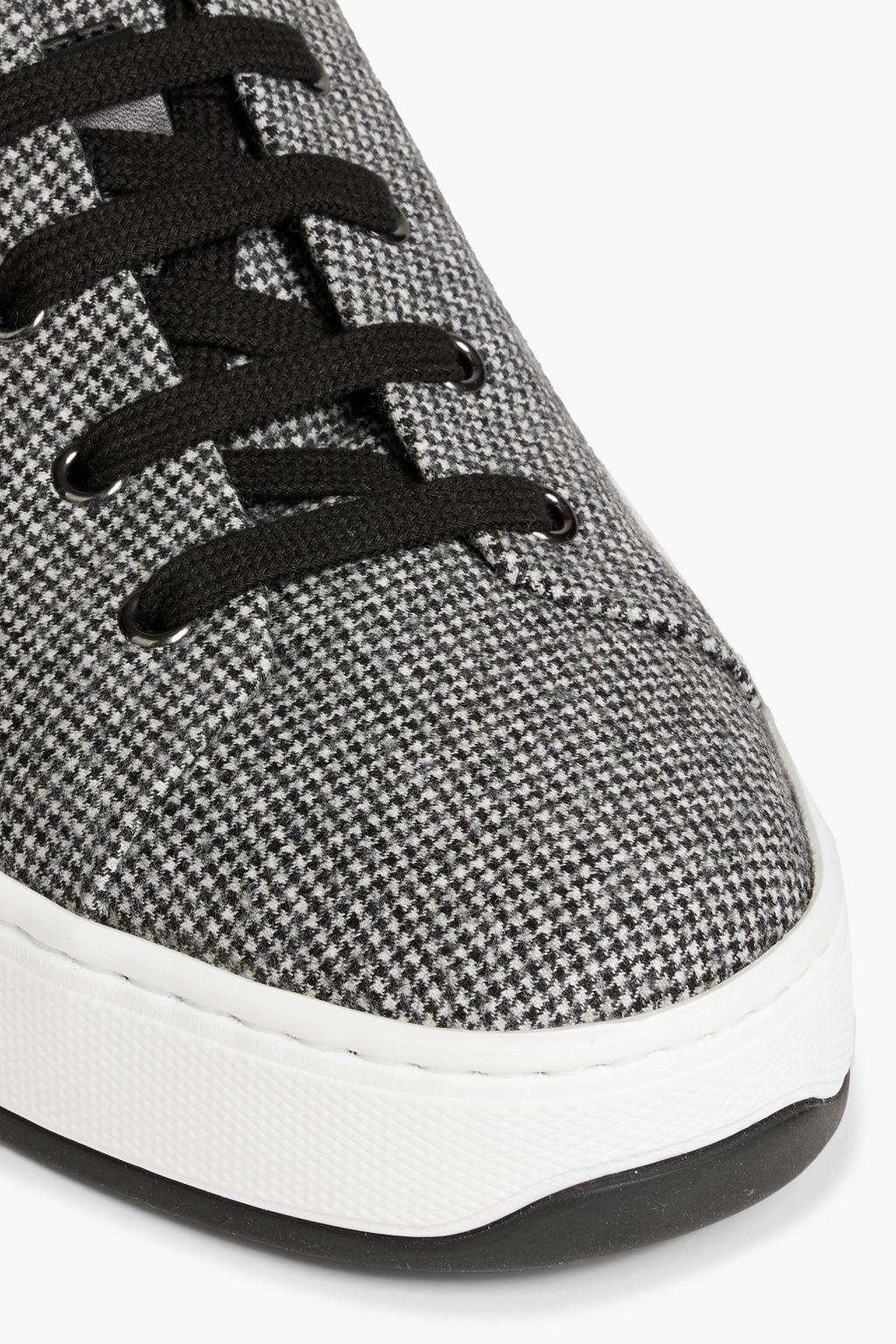TOD'S Houndstooth felt sneakers