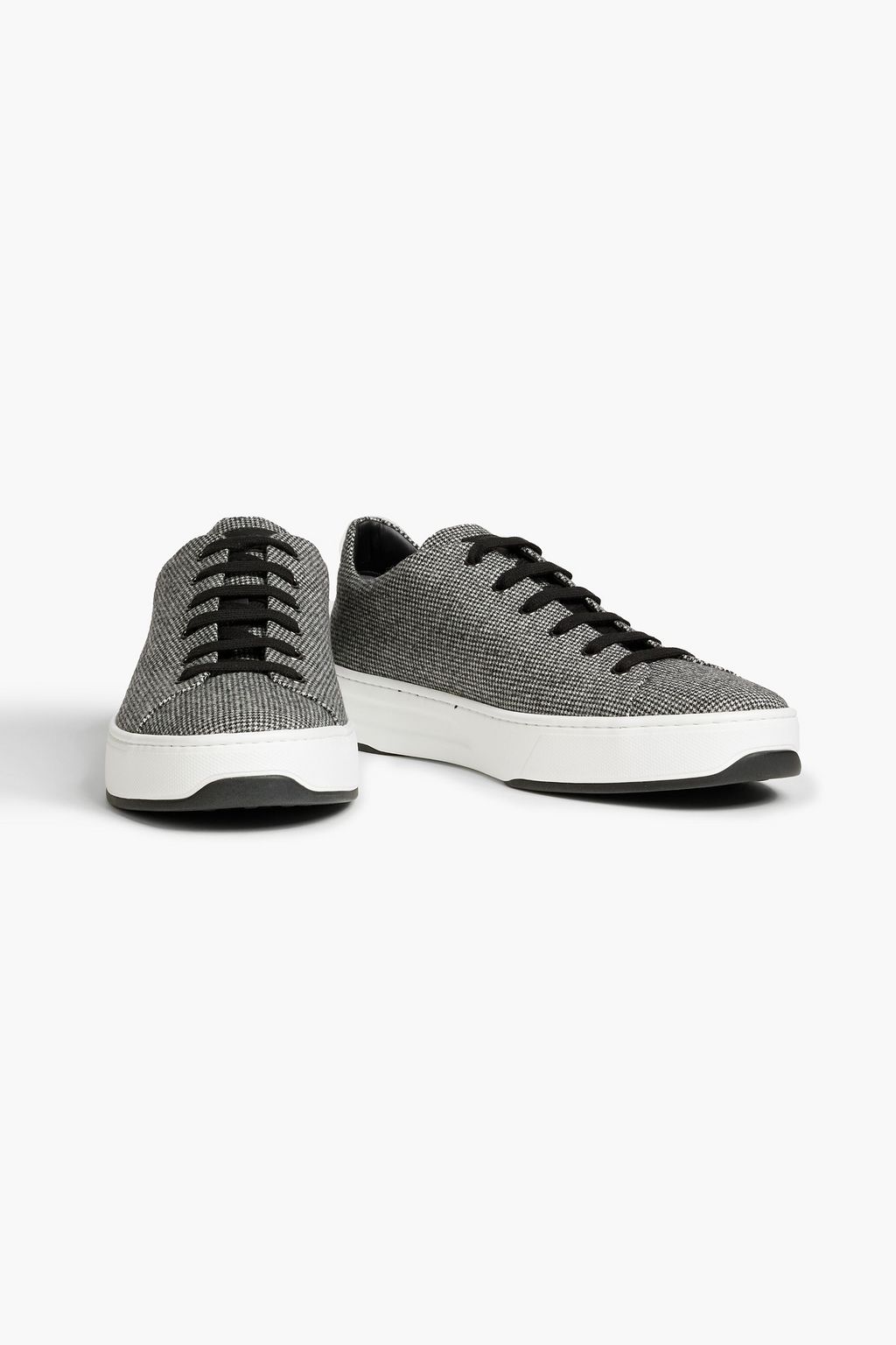 TOD'S Houndstooth felt sneakers