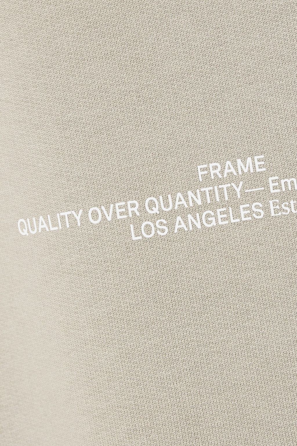 FRAME 프린트 프렌치 코튼 테리 스웻셔츠