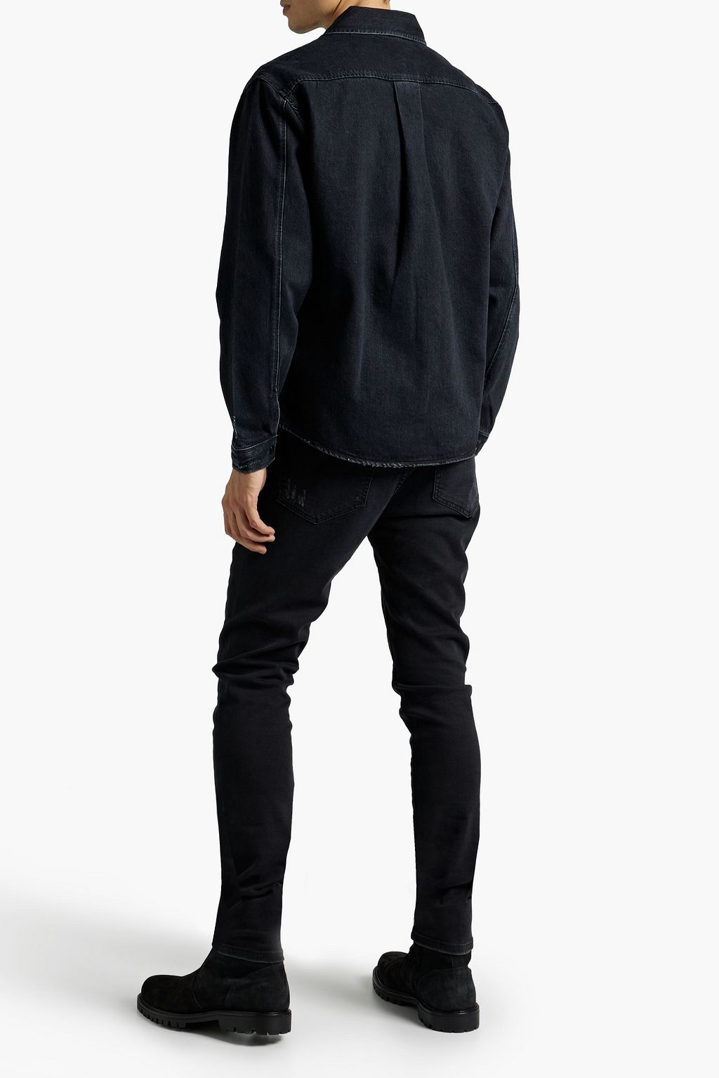 FRAME Jeansjacke in Distressed-Optik