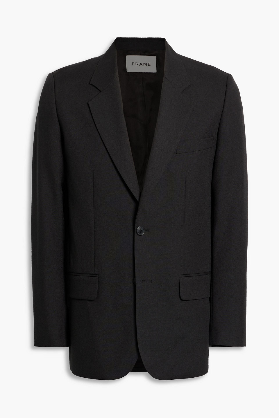 Frame Wool Blazer In Black