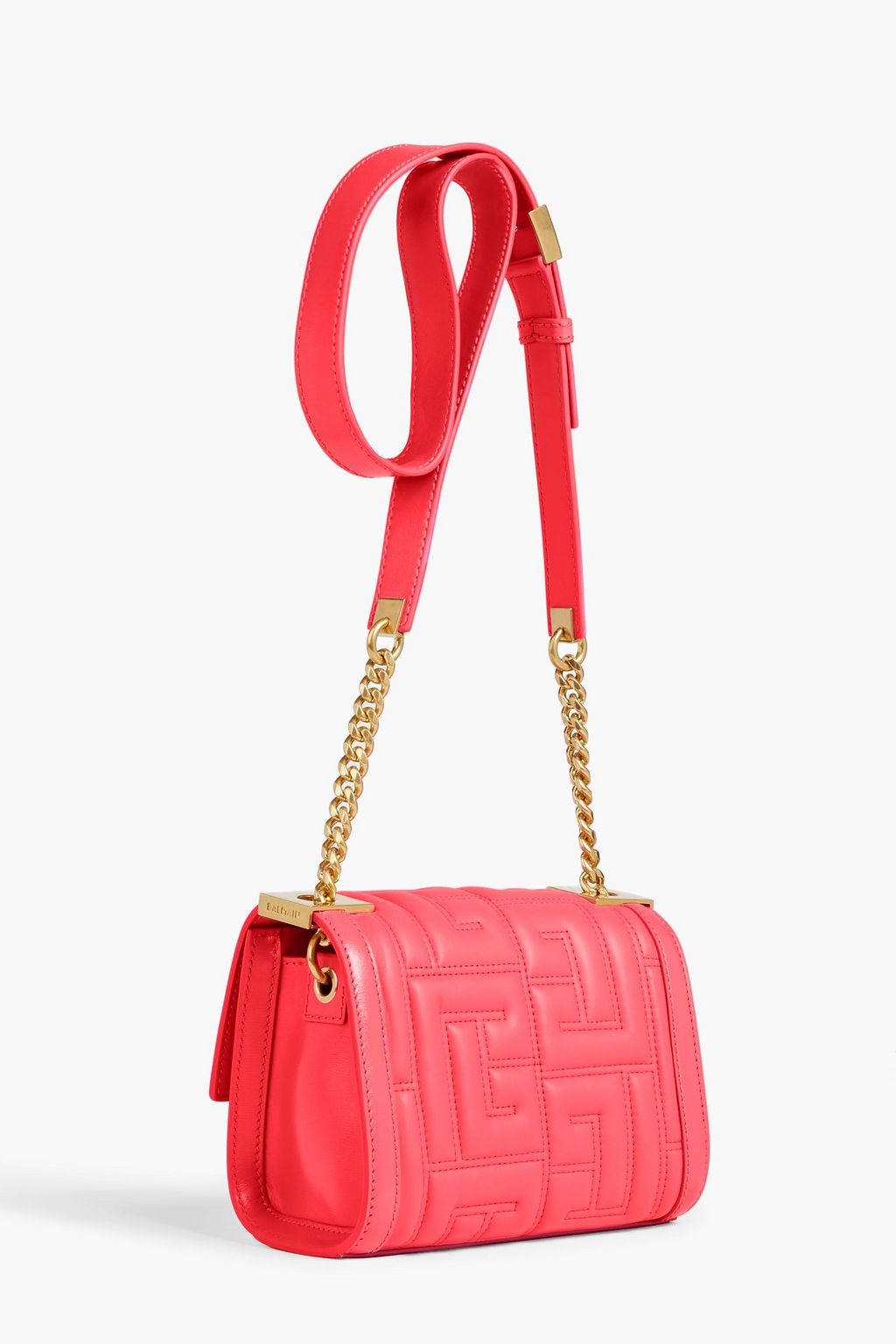 BALMAIN Quilted leather cross-body bag