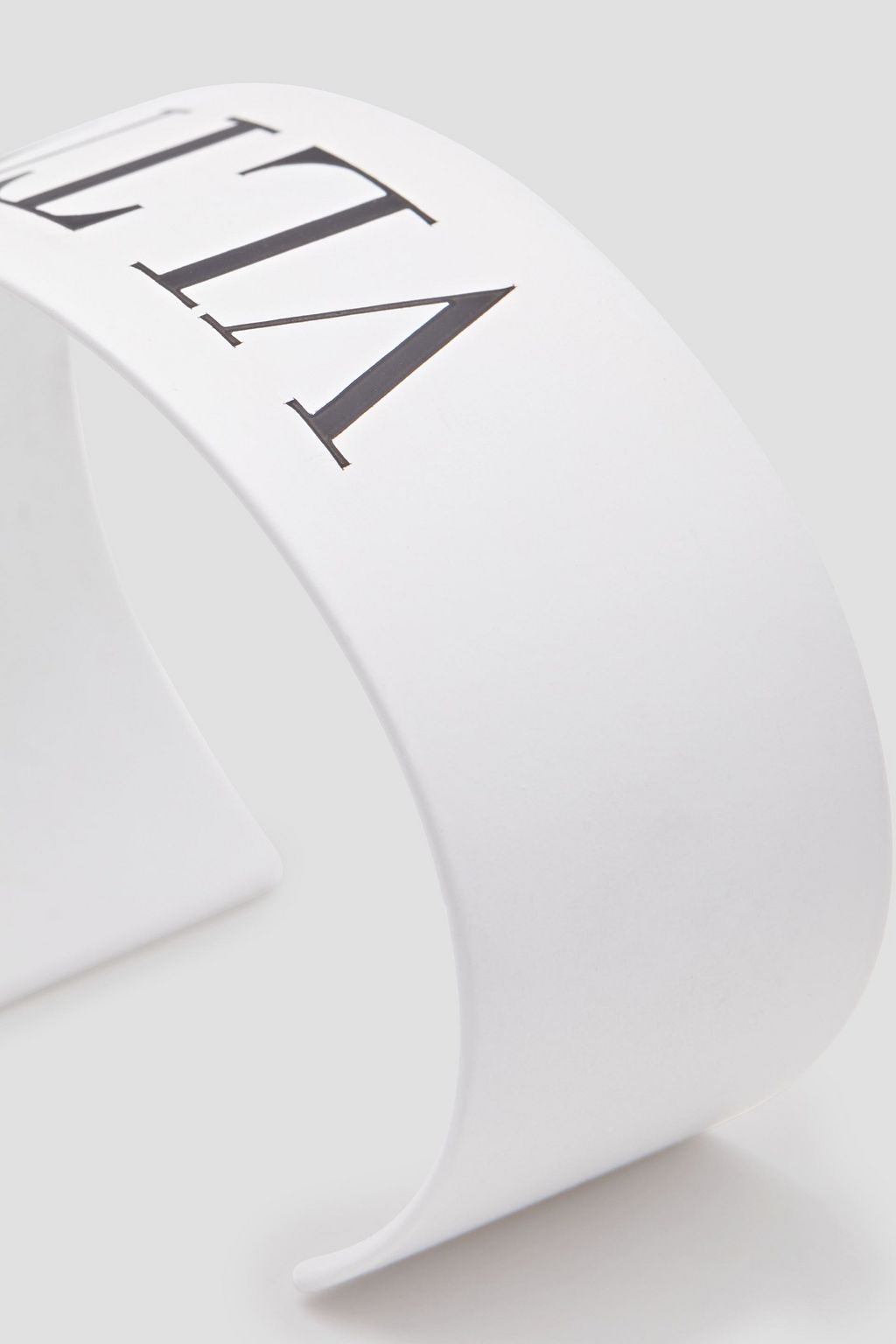 VALENTINO GARAVANI Logo-print enamel cuff
