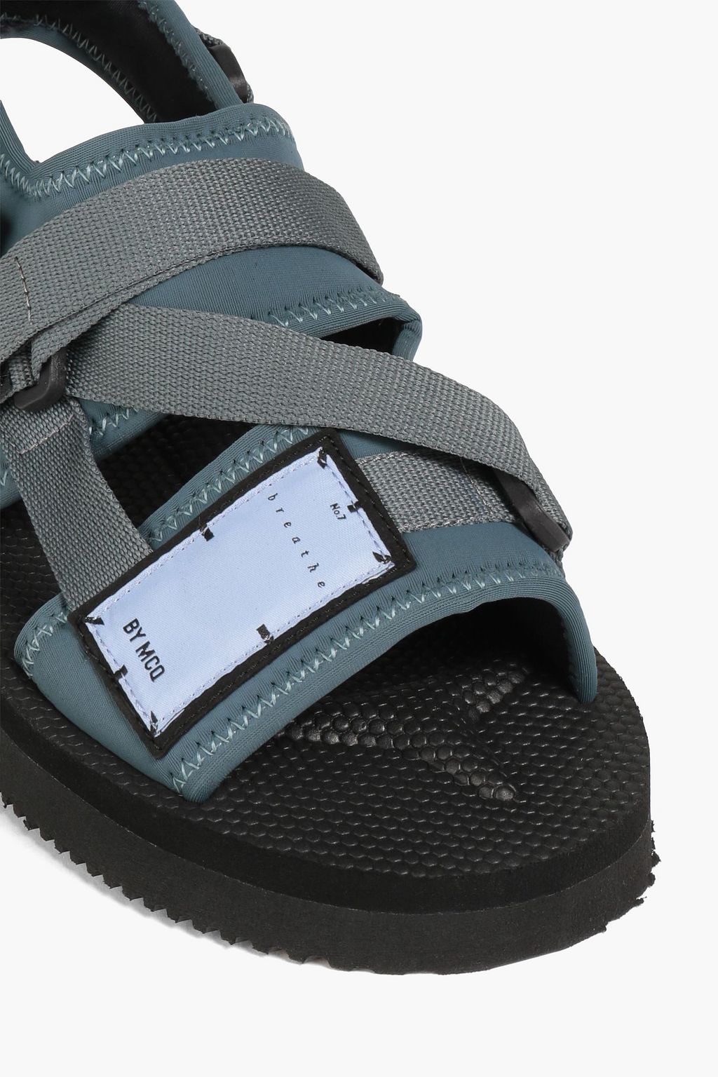 MCQ ALEXANDER MCQUEEN Appliquéd neoprene sandals