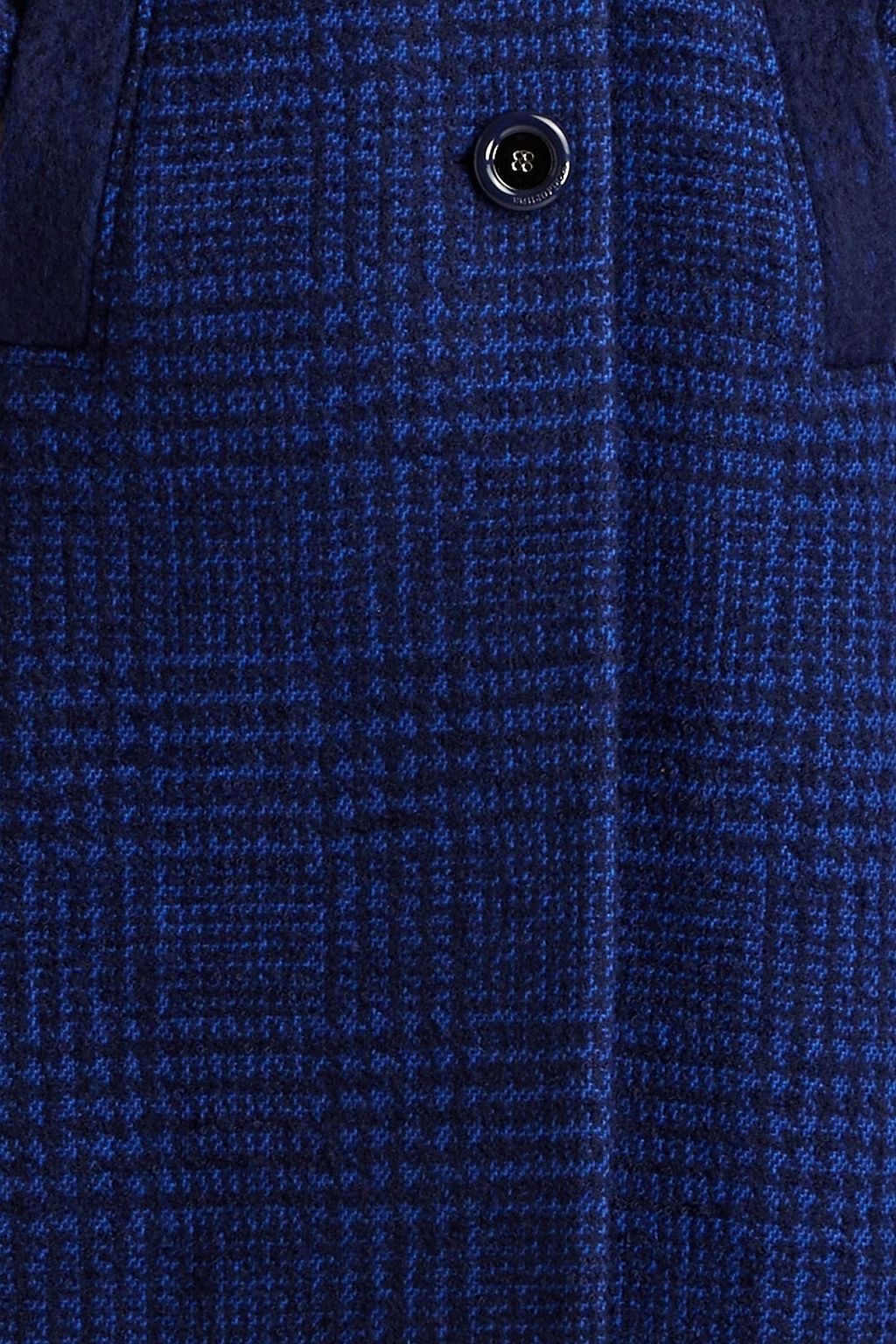 PUCCI Brushed felt-paneled wool-blend tweed coat