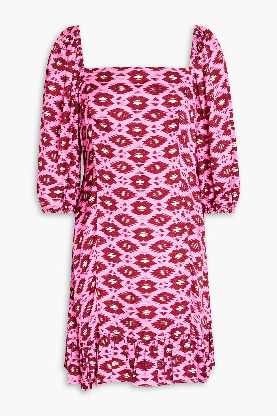 Sachin & Babi - Natalia pleated printed jacquard mini dress - Pink - US 4