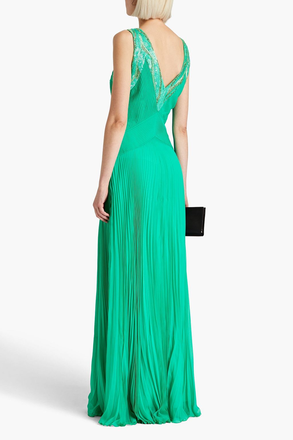 PUCCI Pleated embellished maxi dress THE