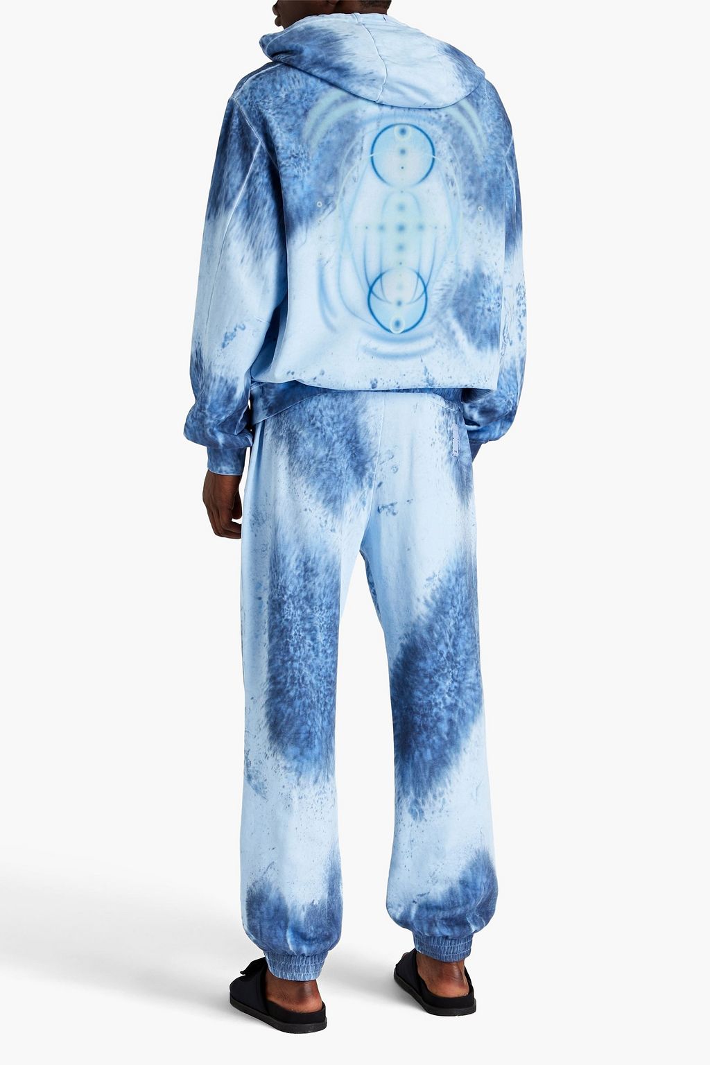 MCQ ALEXANDER MCQUEEN Printed French cotton-terry hoodie