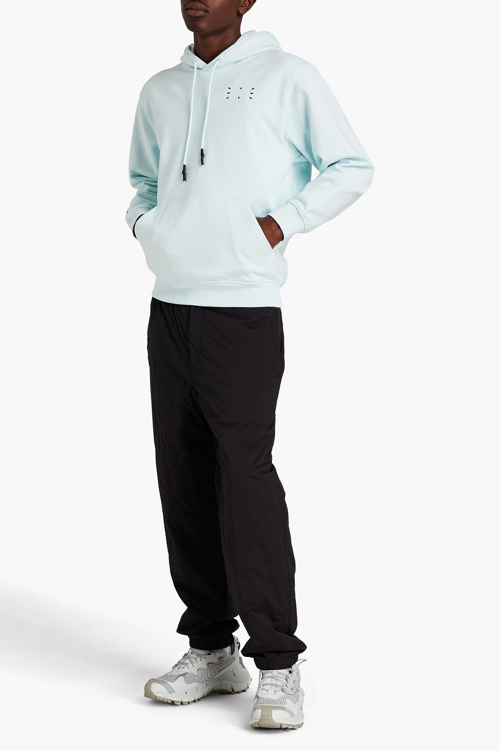 MCQ ALEXANDER MCQUEEN Printed French cotton-terry hoodie