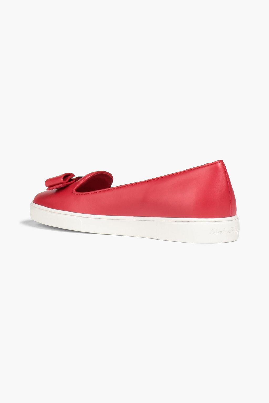 FERRAGAMO Embellished leather loafers