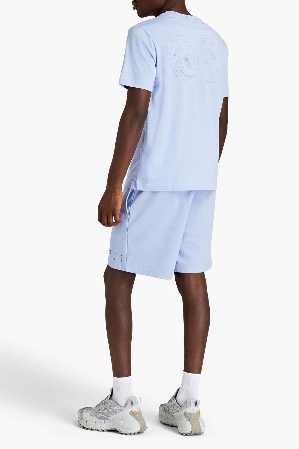 MCQ ALEXANDER MCQUEEN Embossed cotton-jersey T-shirt