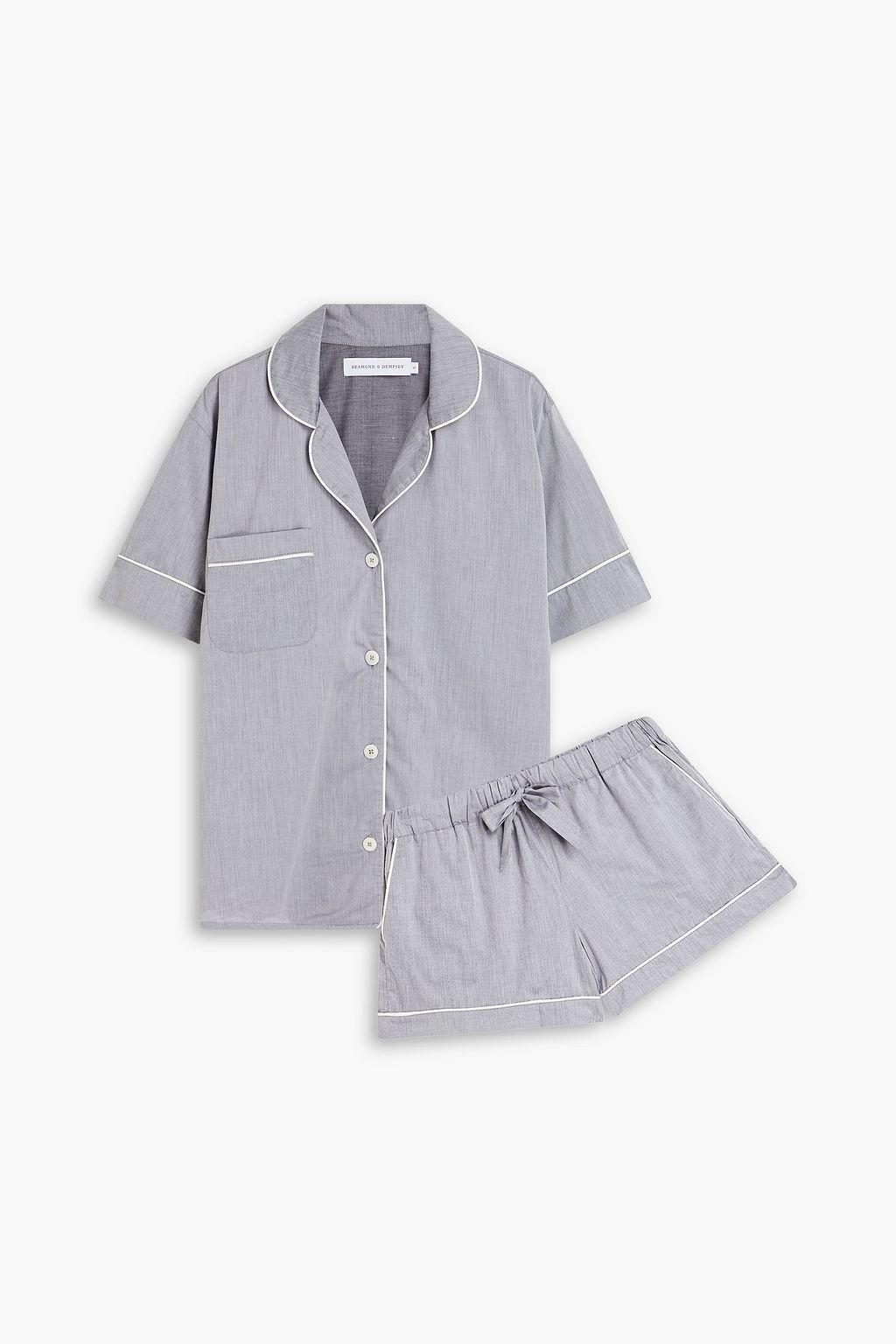 DESMOND & DEMPSEY Cotton-voile pajama set | THE OUTNET