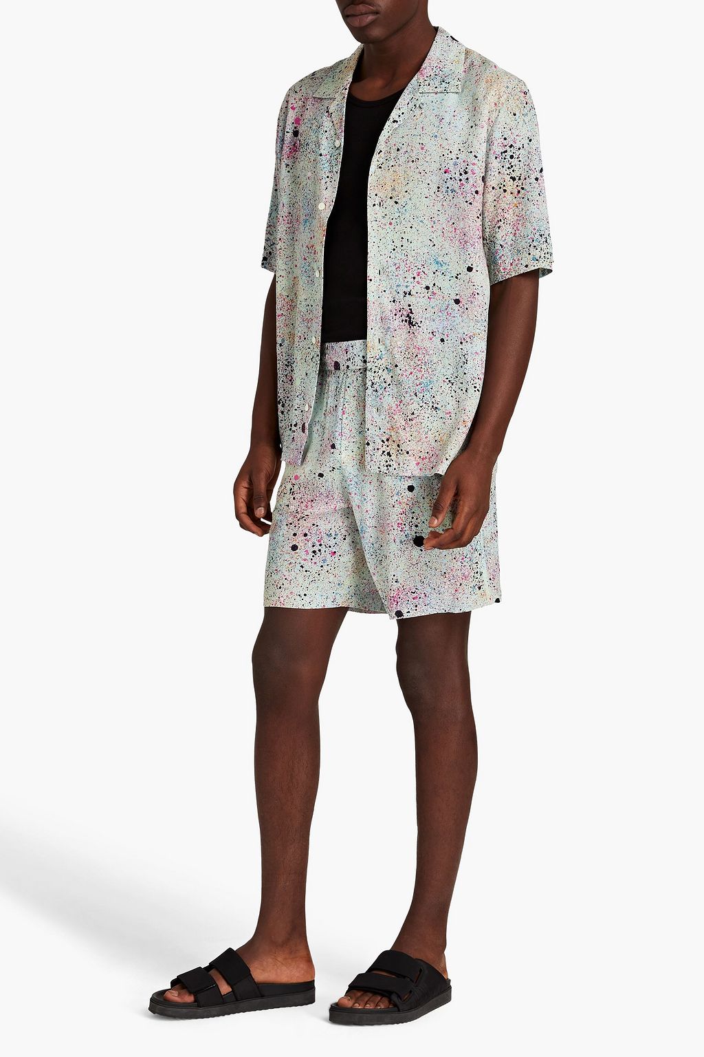 MCQ ALEXANDER MCQUEEN Bedrucktes Hemd aus Webstoff