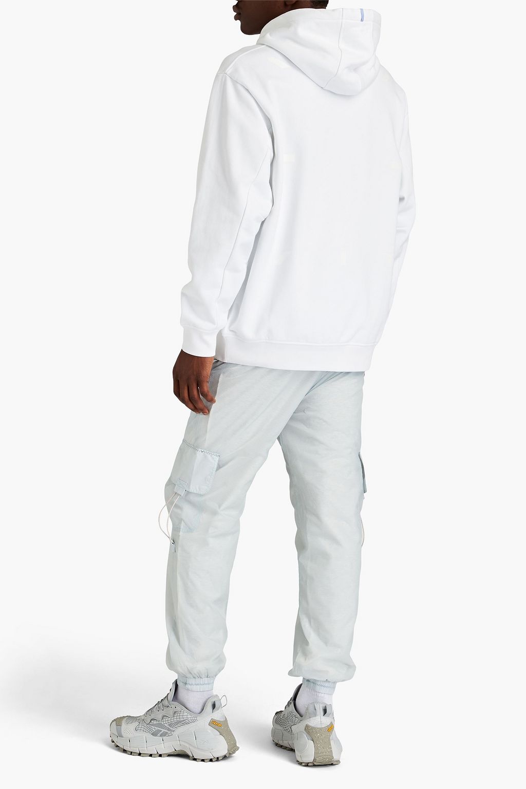 MCQ ALEXANDER MCQUEEN Printed French cotton-terry hoodie