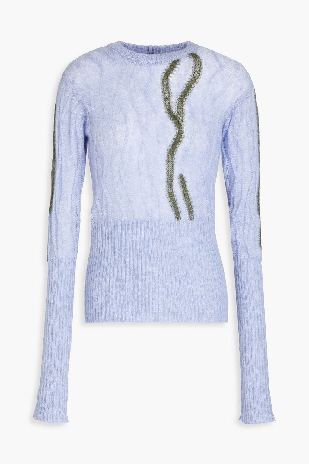 MCQ ALEXANDER MCQUEEN Melange cable knit sweater THE OUTNET