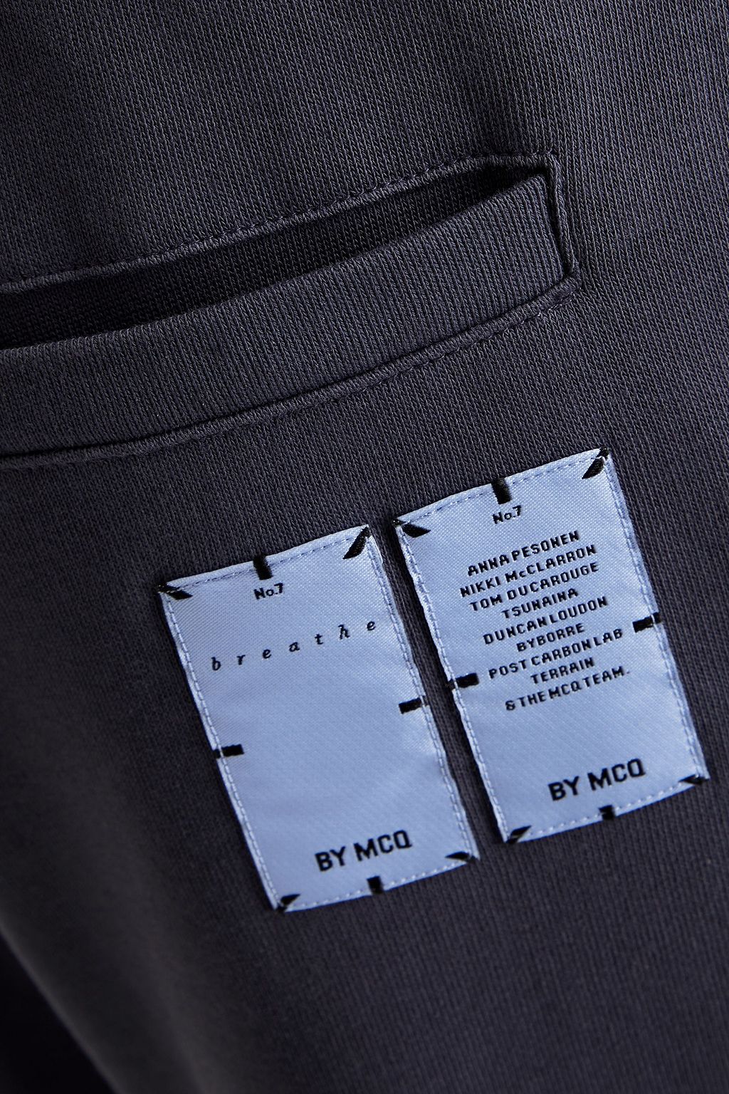 MCQ ALEXANDER MCQUEEN Sporthose aus geprägtem Baumwollfrottee